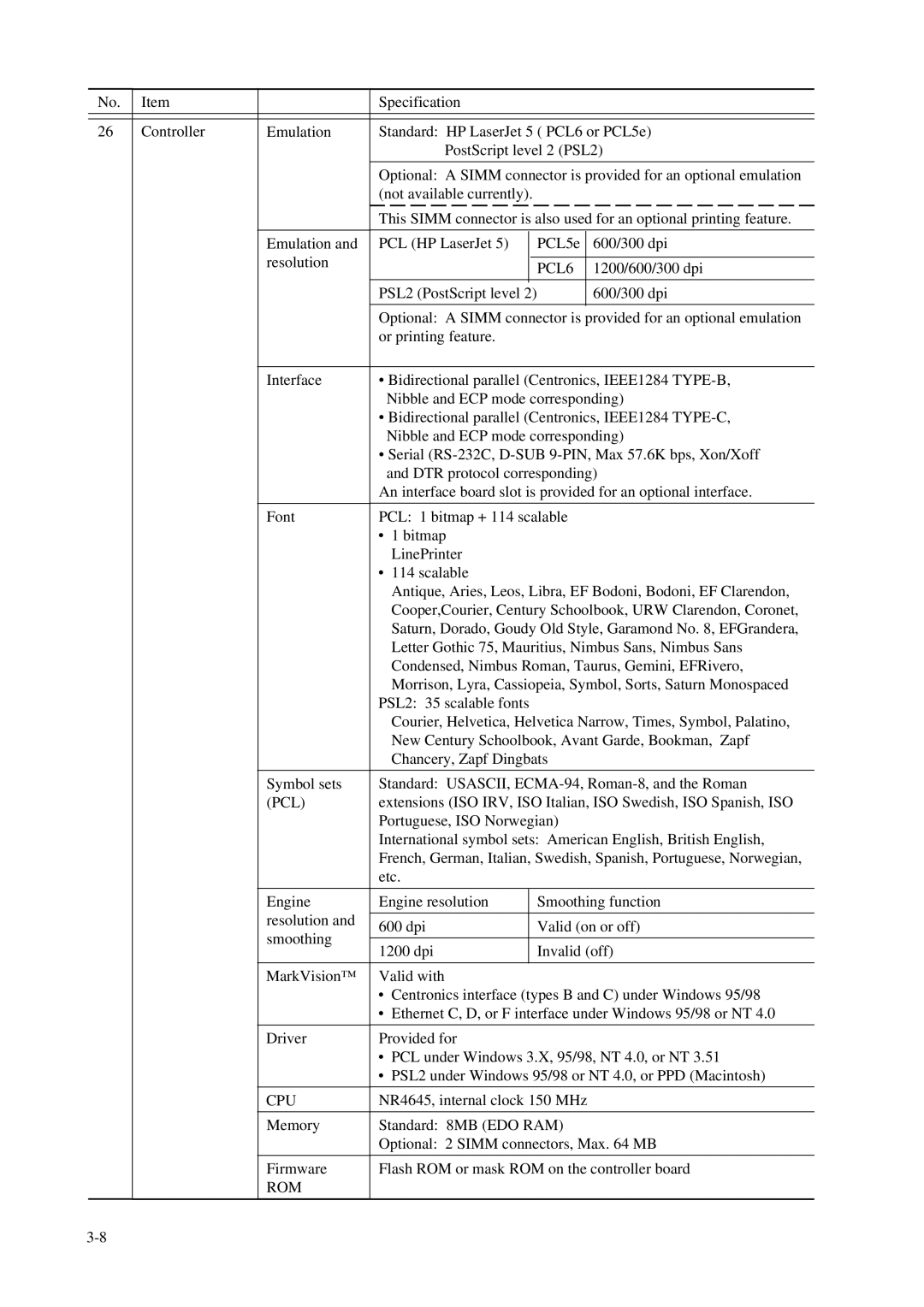 Fujitsu C145-C037-01EN manual PCL6, Pcl, Cpu, Rom 