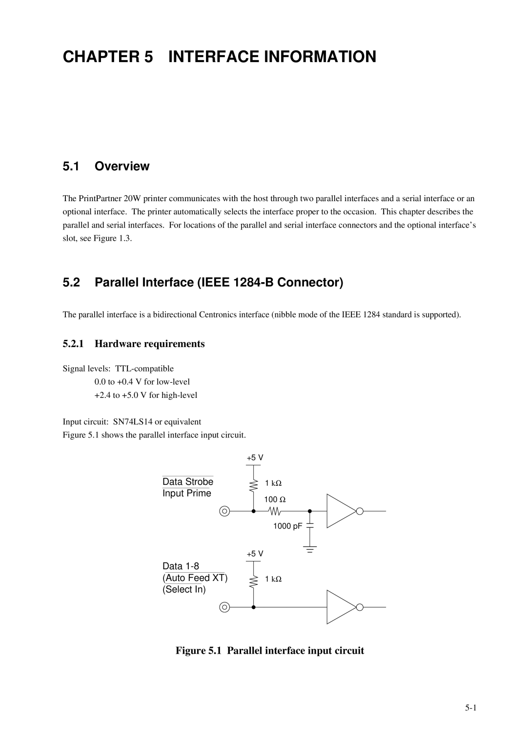 Fujitsu C145-C037-01EN manual Overview, Parallel Interface Ieee 1284-B Connector, Hardware requirements 