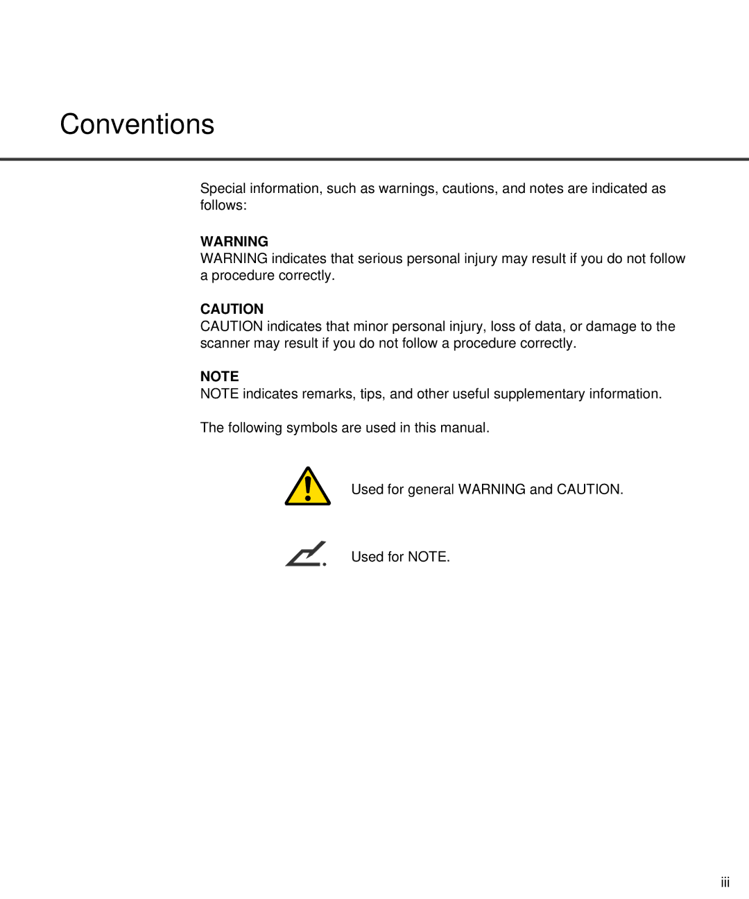 Fujitsu C150-E141-02EN manual Conventions 