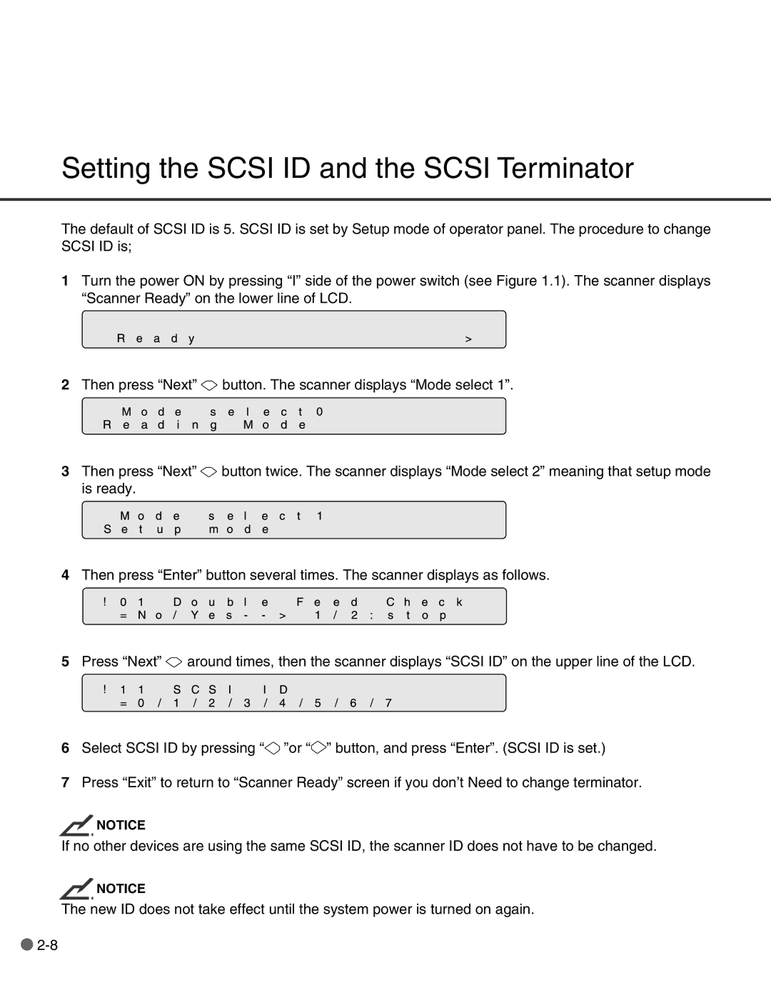 Fujitsu C150-E146-02EN manual Setting the Scsi ID and the Scsi Terminator 