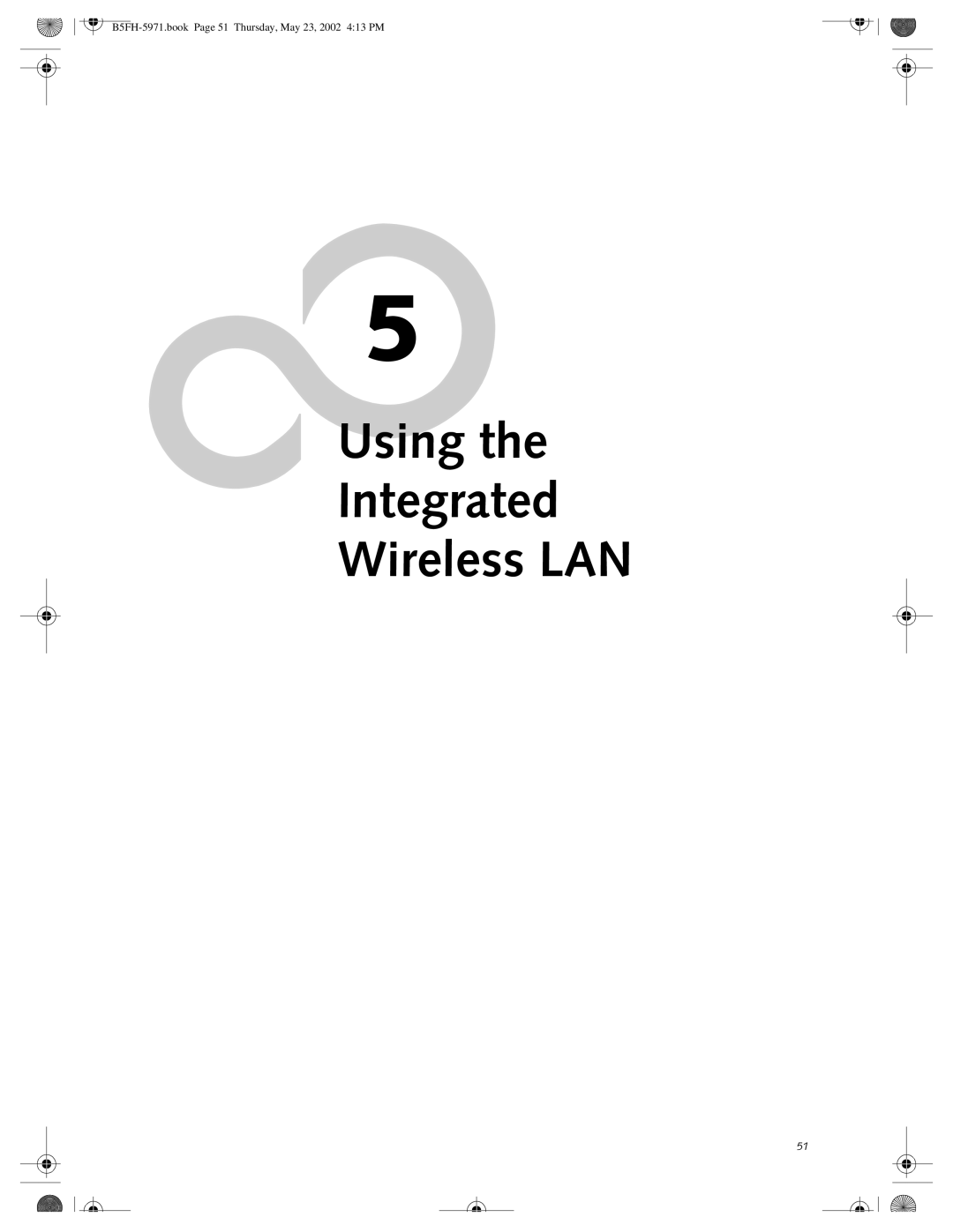 Fujitsu C2010, C2111 manual Using Integrated Wireless LAN 