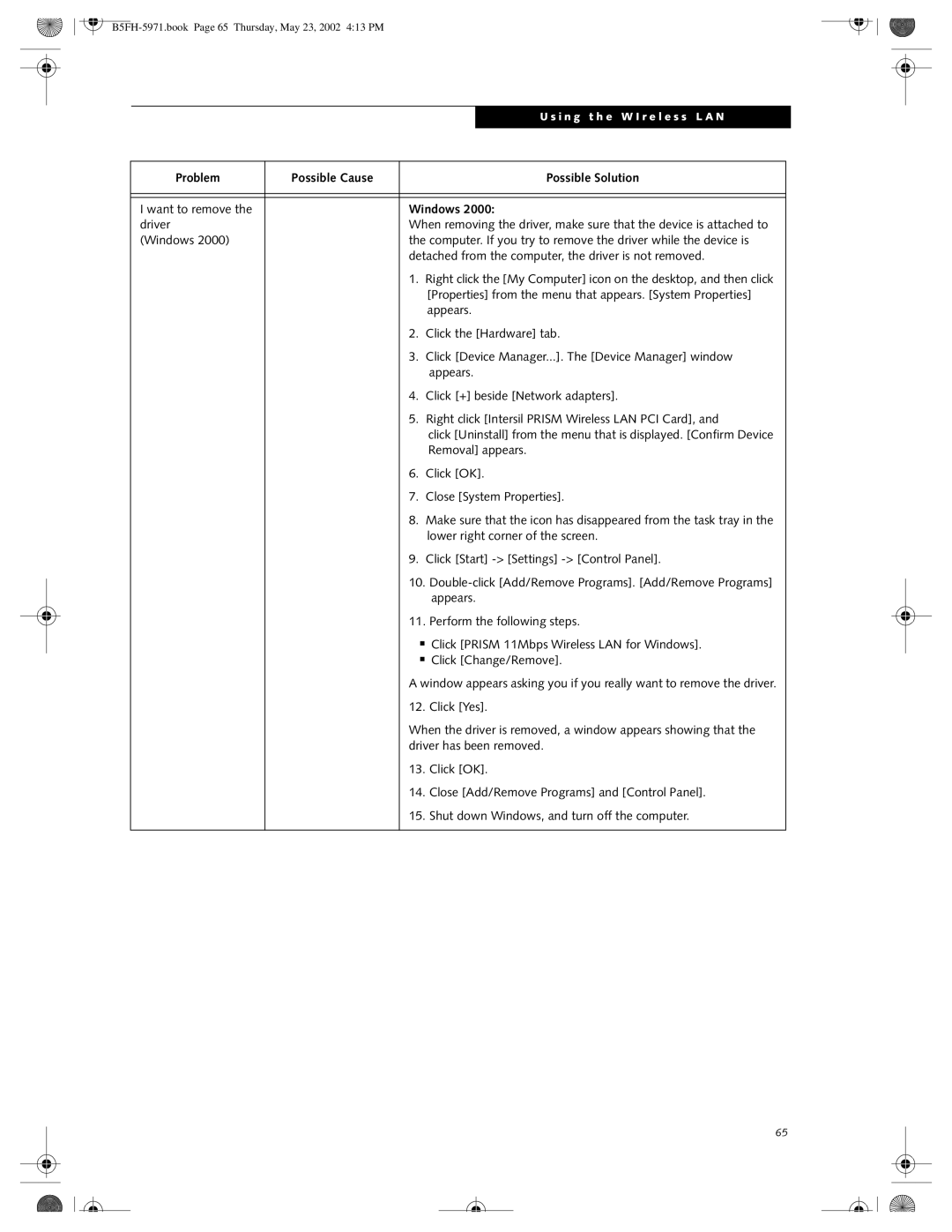 Fujitsu C2010, C2111 manual Windows 