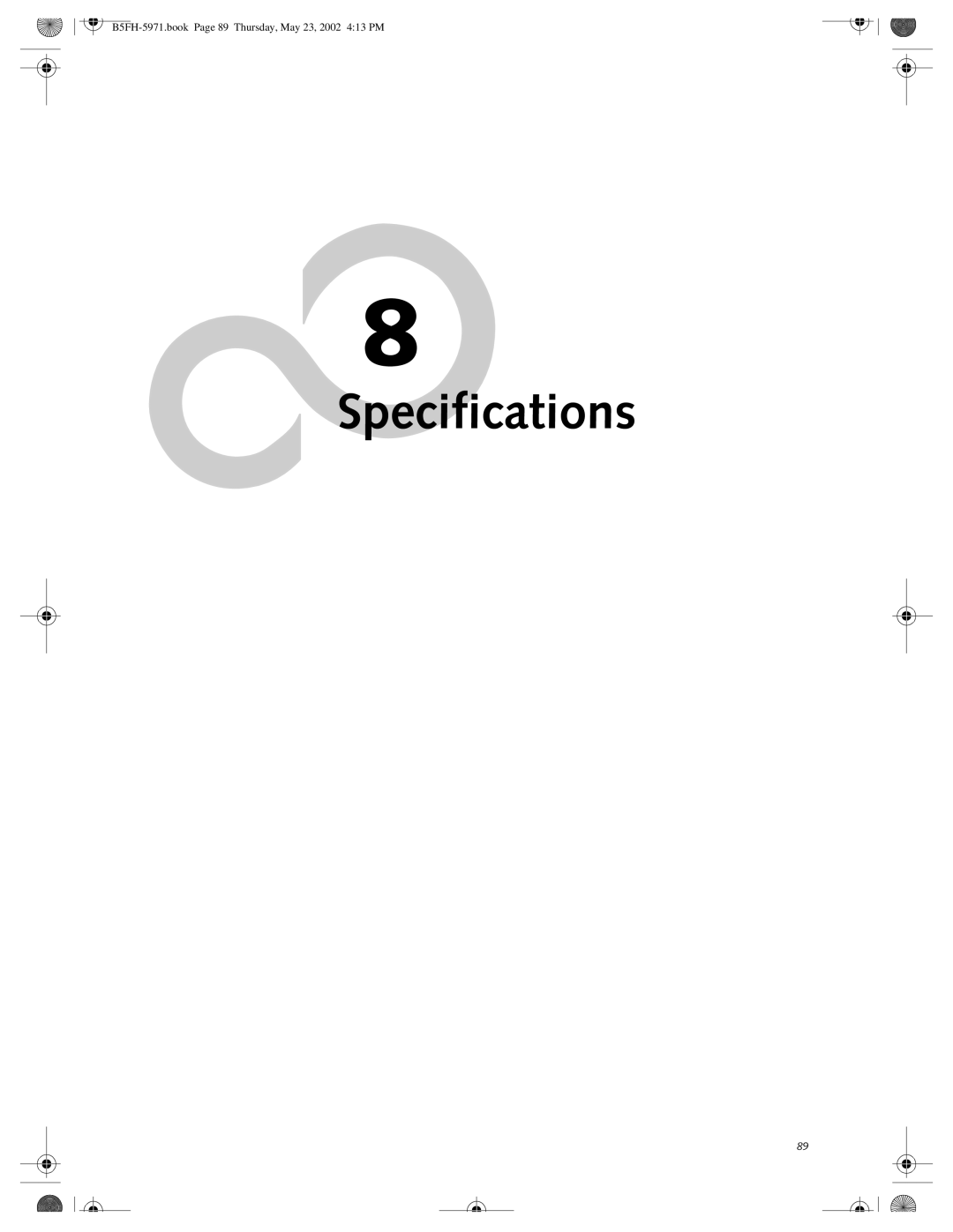 Fujitsu C2010, C2111 manual Specifications 