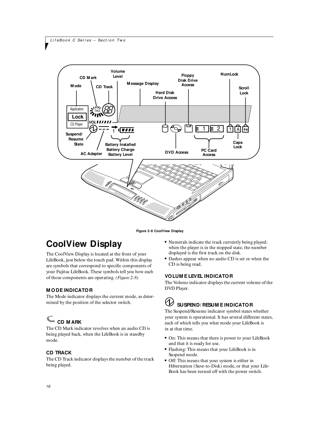 Fujitsu C6577 manual CoolView Display 