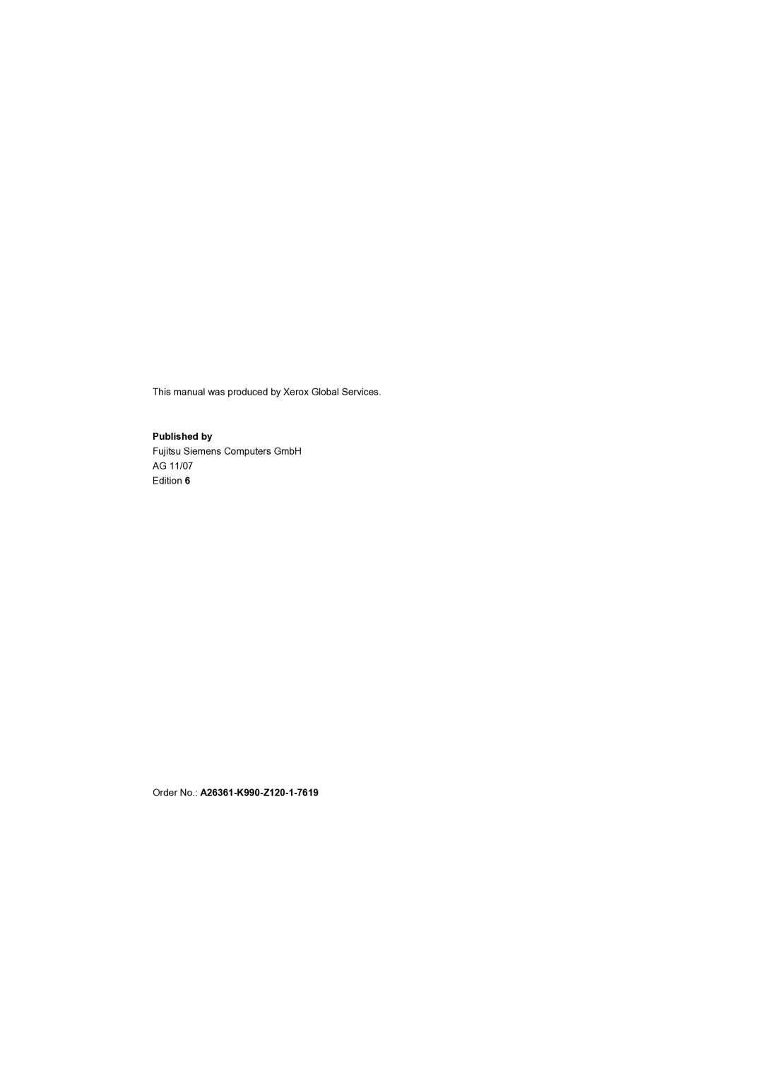 Fujitsu CELCIUS M/V/R manual Published by 