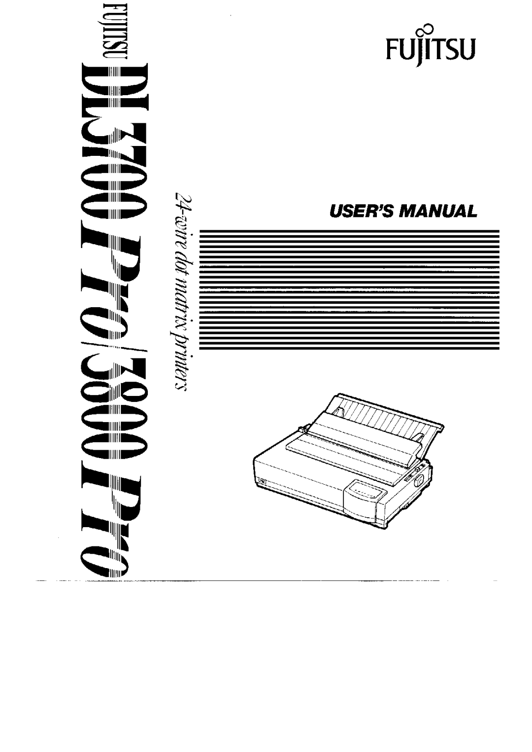 Fujitsu 3800 Pro, DL 3700 Pro manual 