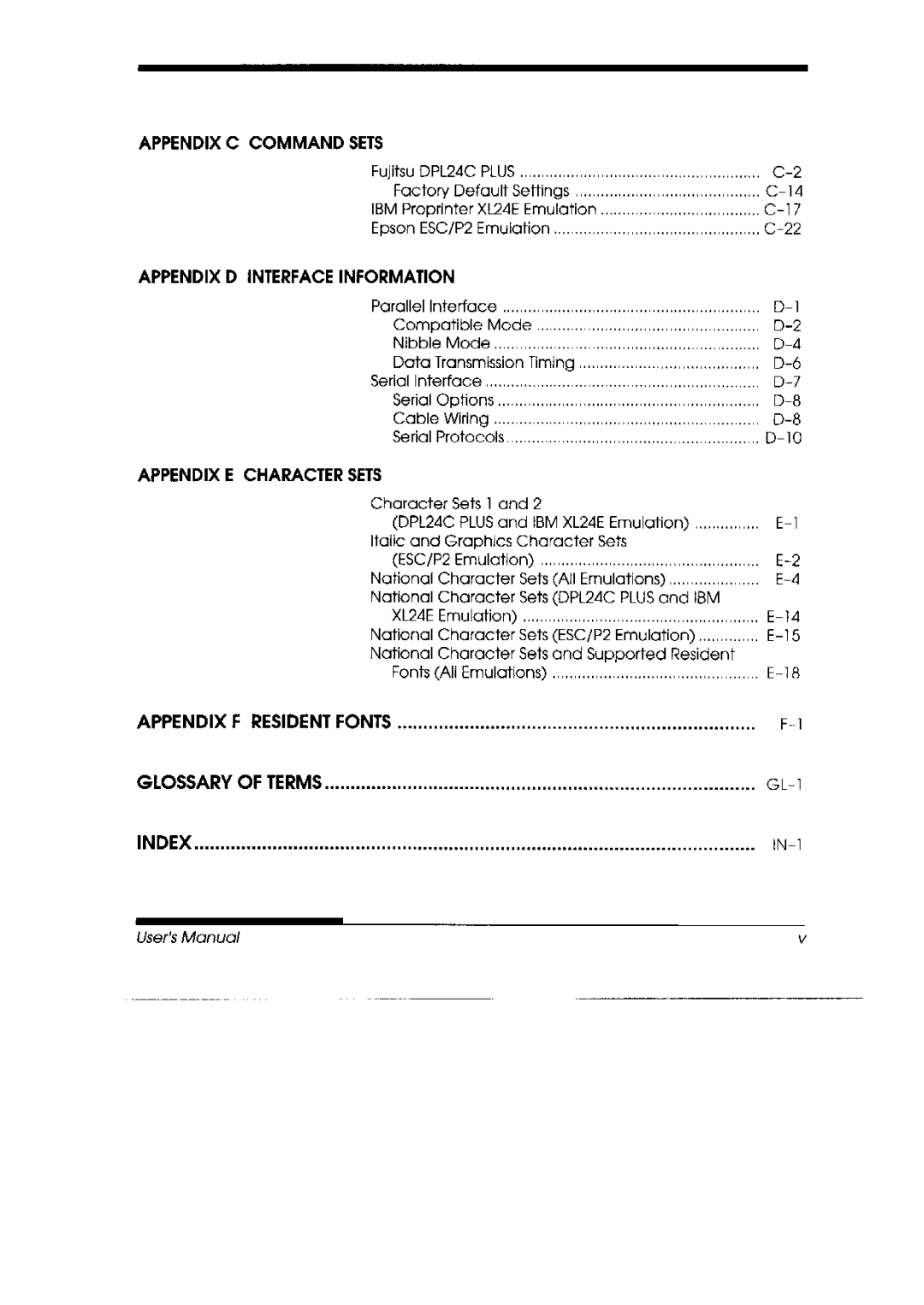 Fujitsu 3800 Pro, DL 3700 Pro manual 