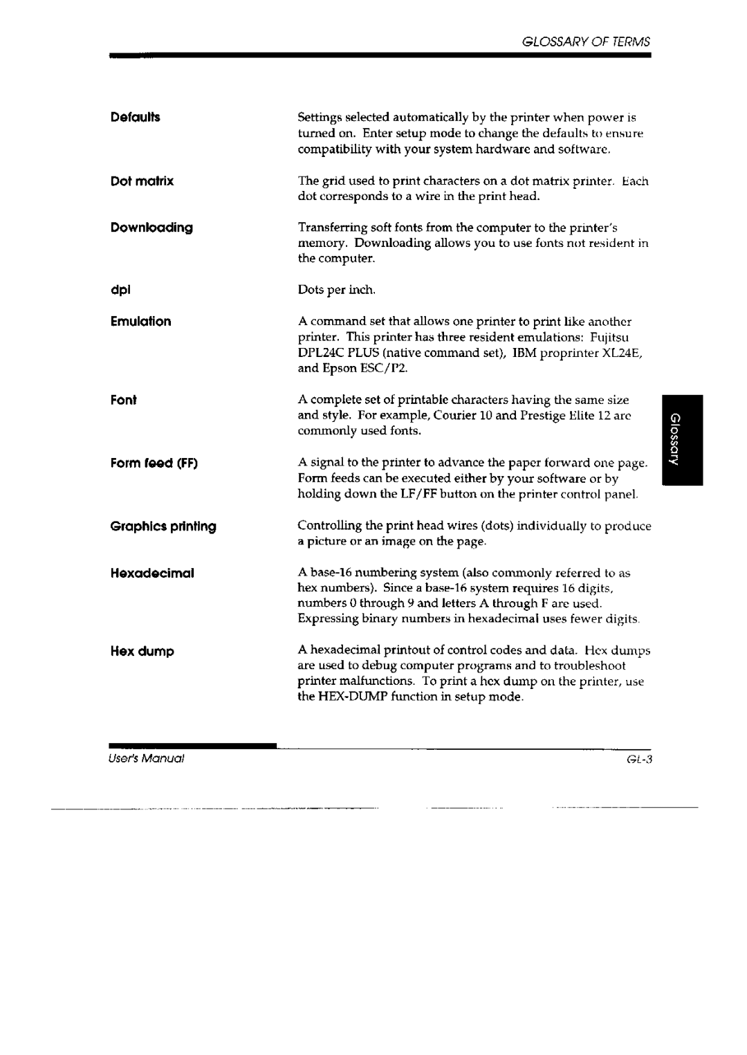 Fujitsu 3800 Pro, DL 3700 Pro manual 