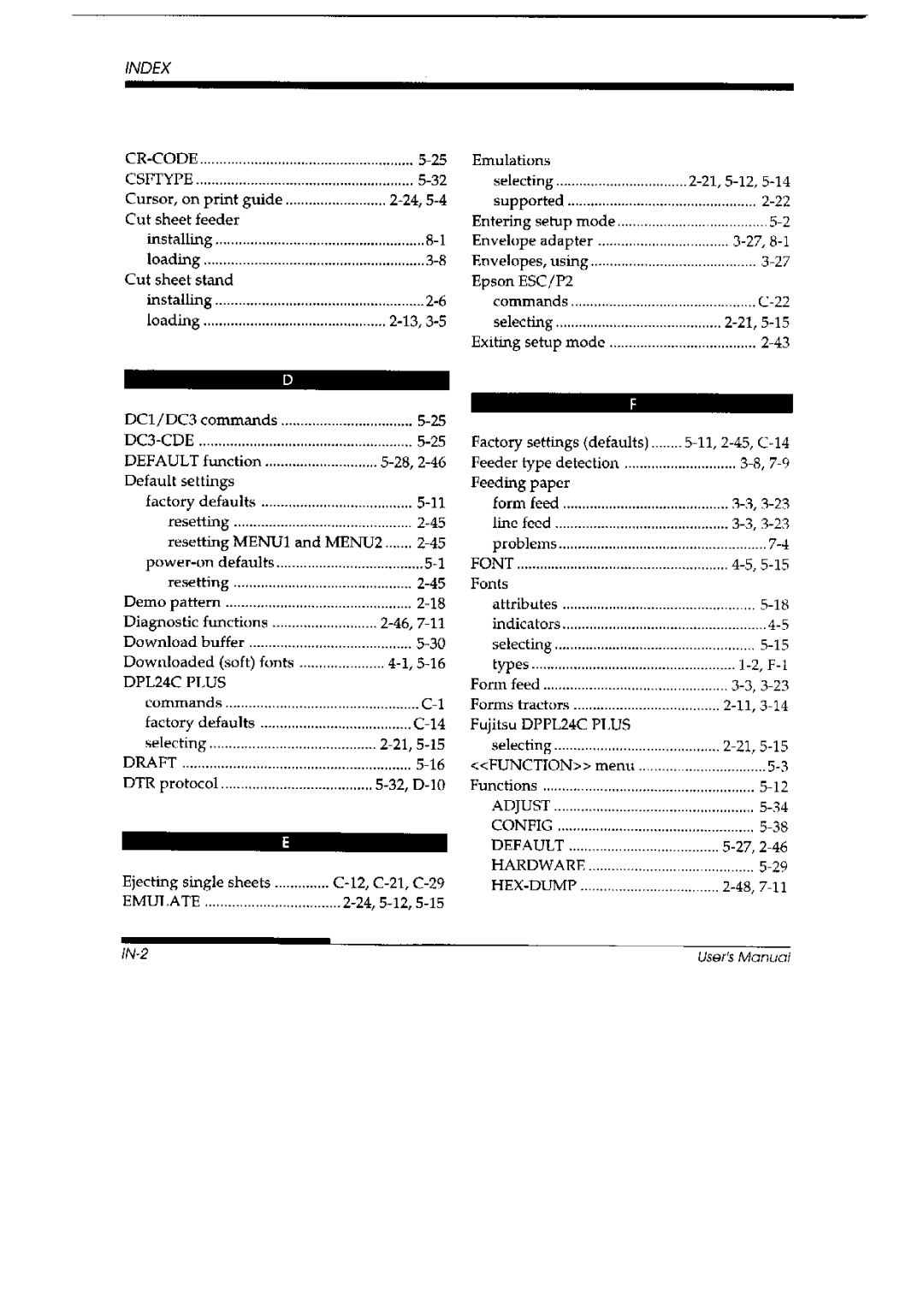 Fujitsu DL 3700 Pro, 3800 Pro manual 