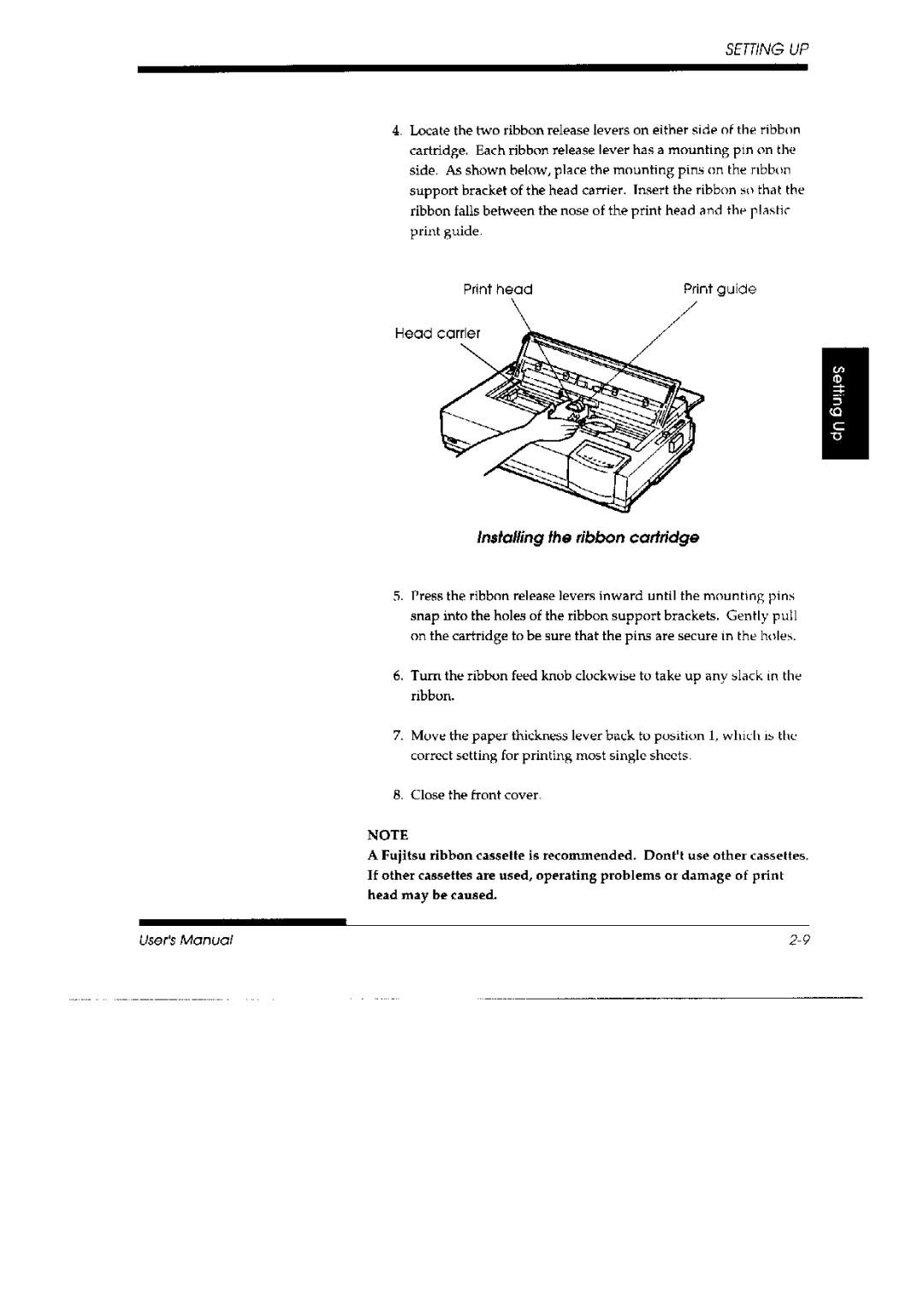 Fujitsu 3800 Pro, DL 3700 Pro manual 