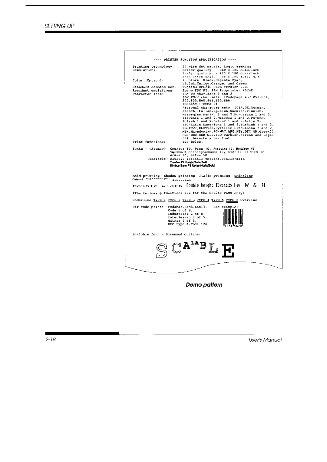 Fujitsu DL 3700 Pro, 3800 Pro manual 