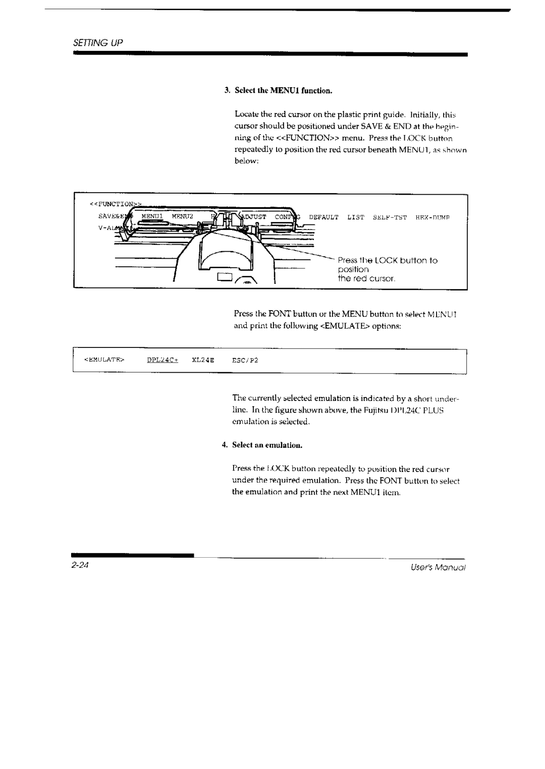 Fujitsu DL 3700 Pro, 3800 Pro manual 