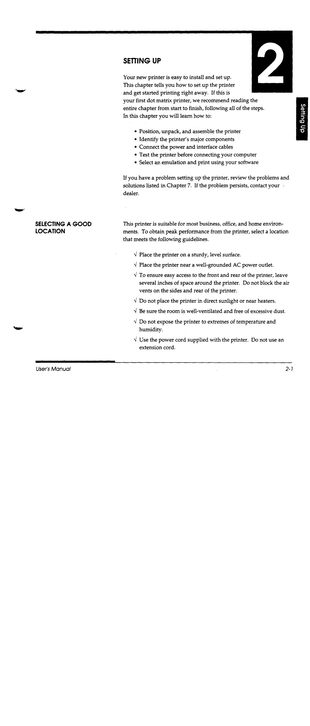 Fujitsu DL1100 manual 