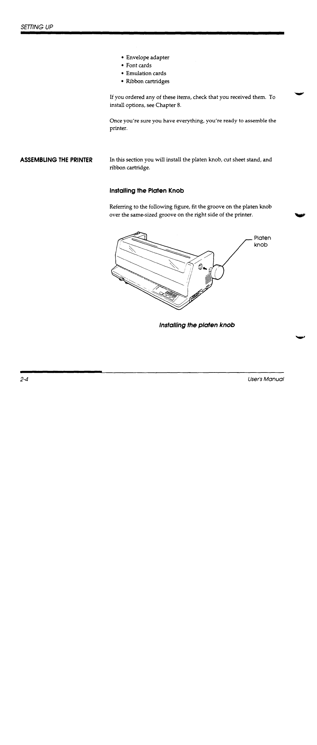 Fujitsu DL1100 manual 