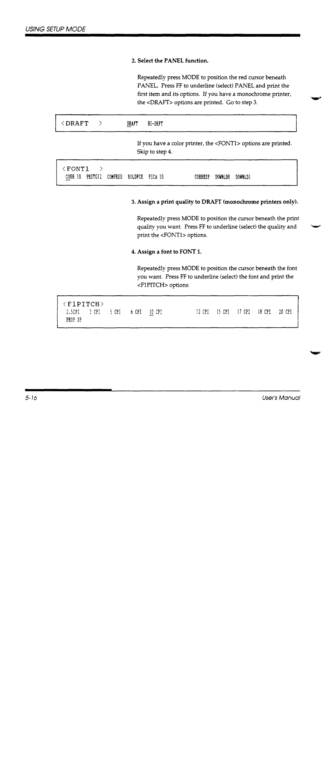 Fujitsu DL1100 manual 