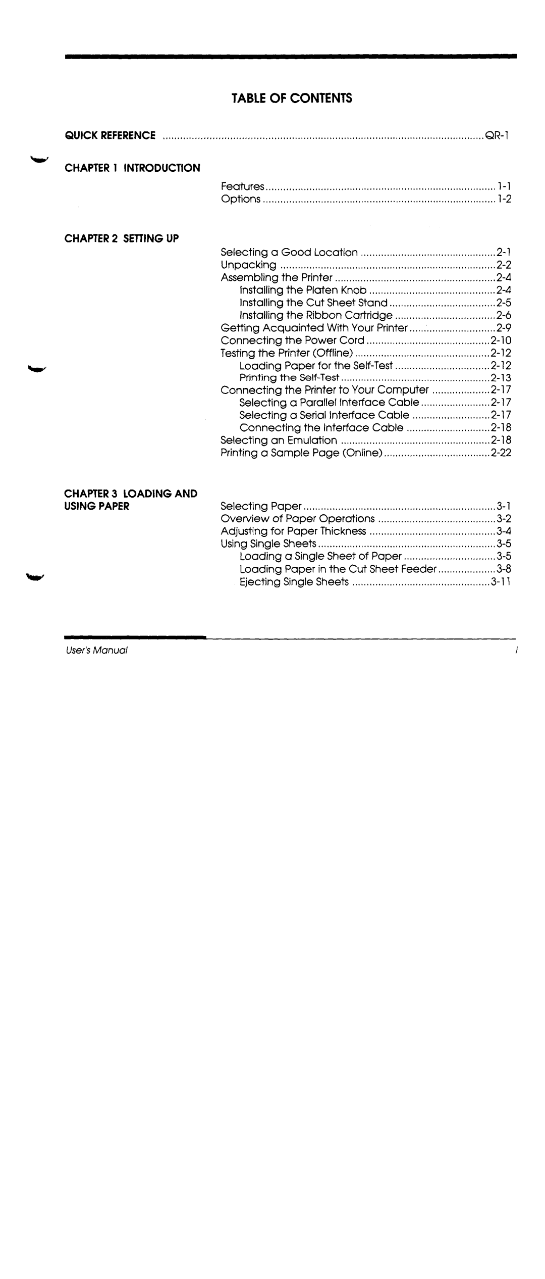 Fujitsu DL1100 manual 