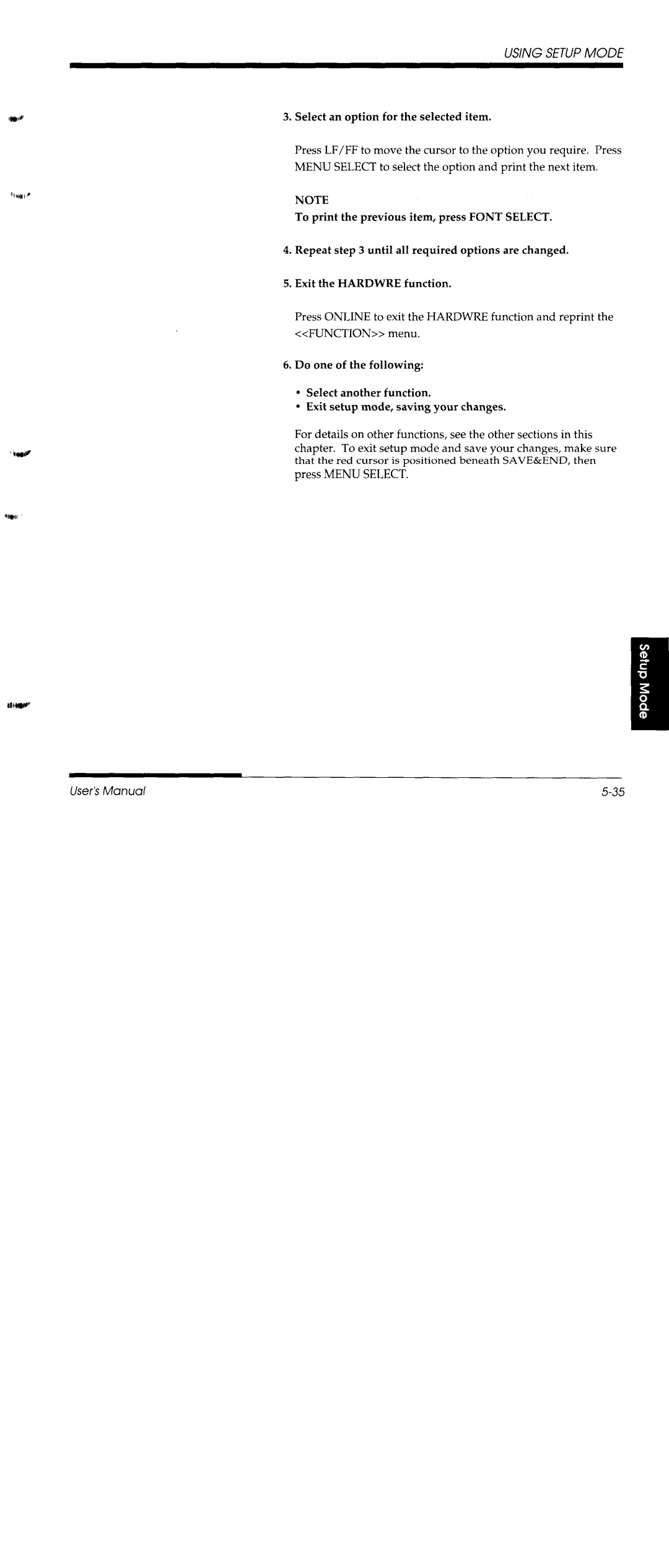 Fujitsu DL1150/1250 manual 