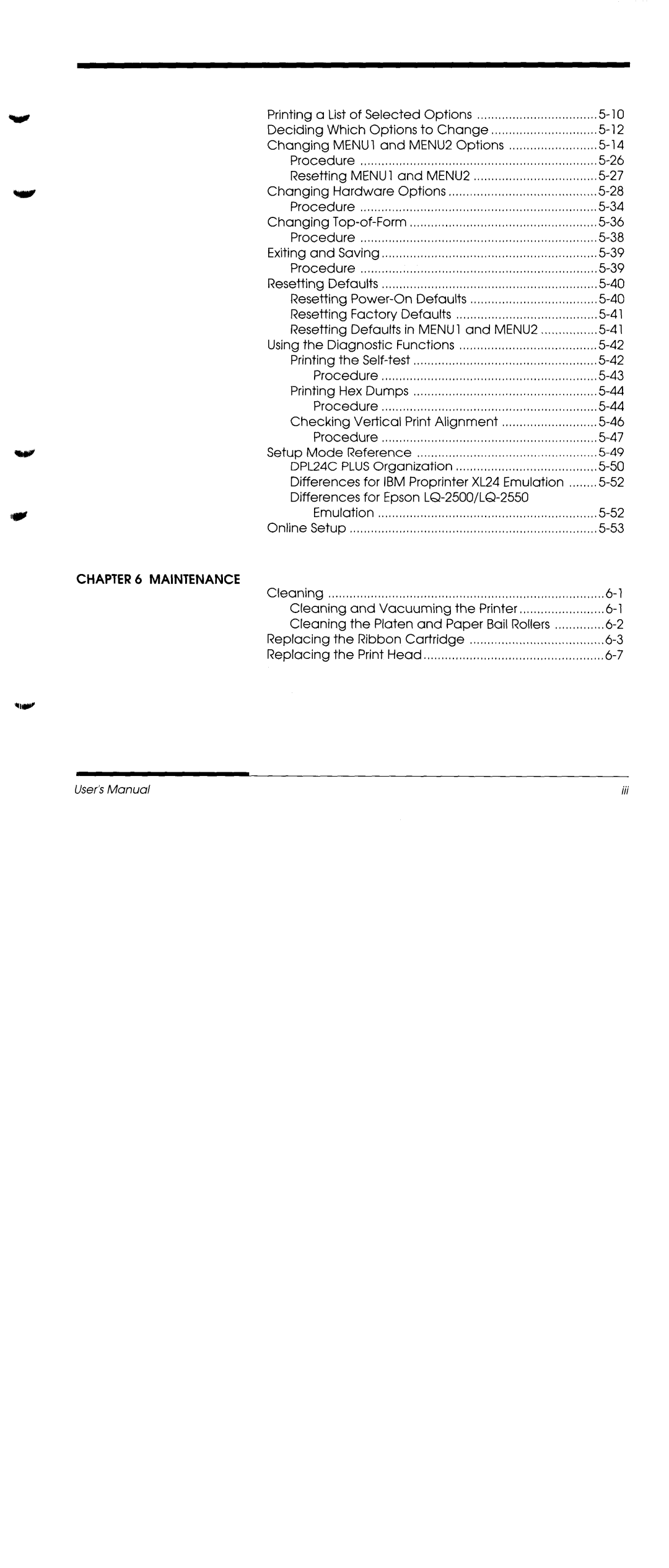 Fujitsu DL1150/1250 manual 