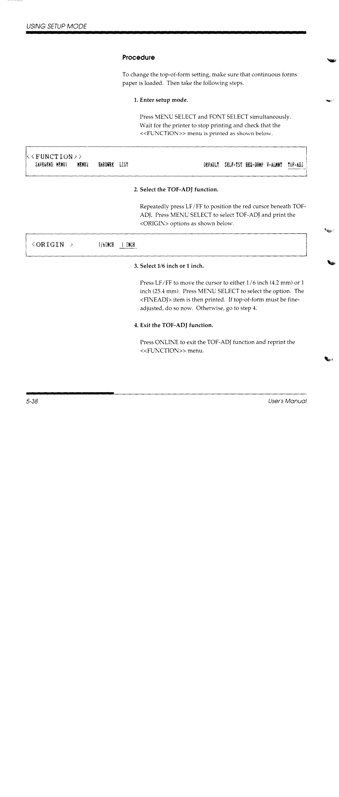 Fujitsu DL1150/1250 manual 