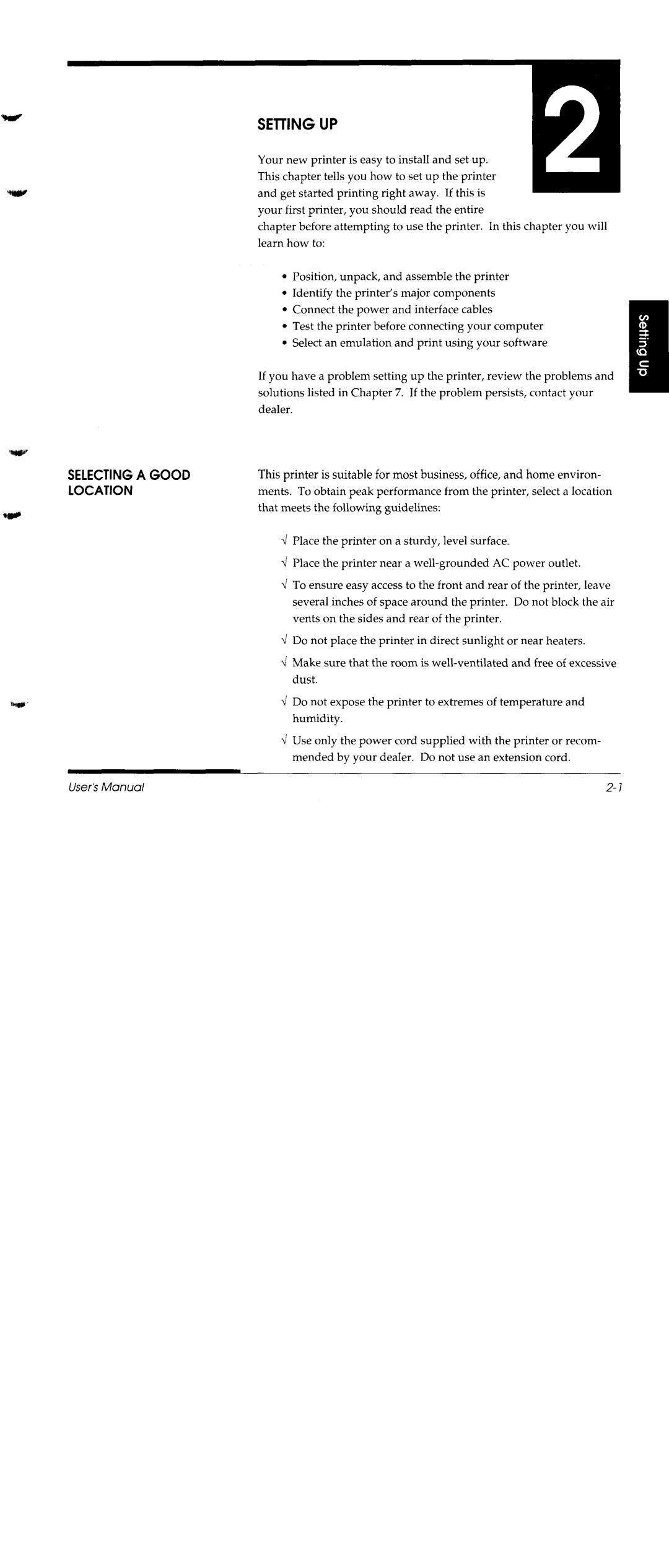 Fujitsu DL1150/1250 manual 