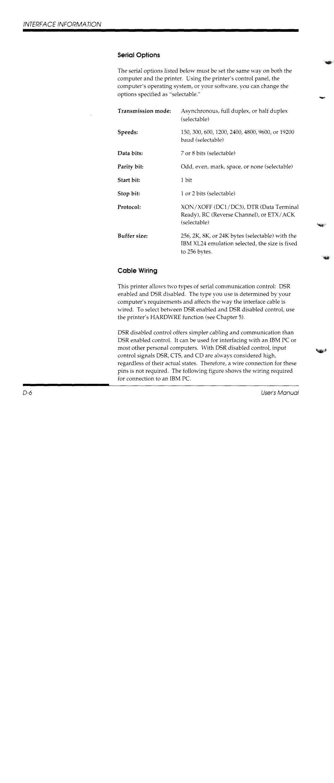 Fujitsu DL1150/1250 manual 