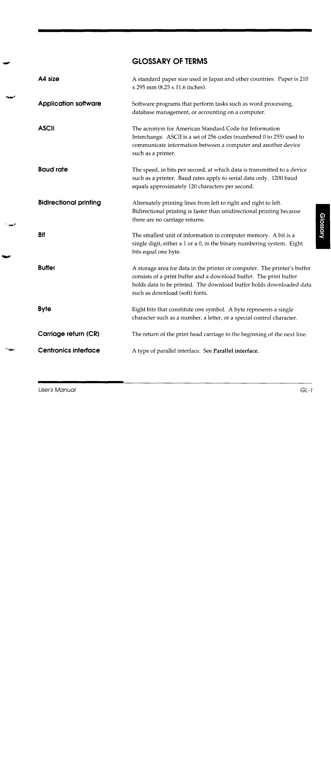 Fujitsu DL1150/1250 manual 