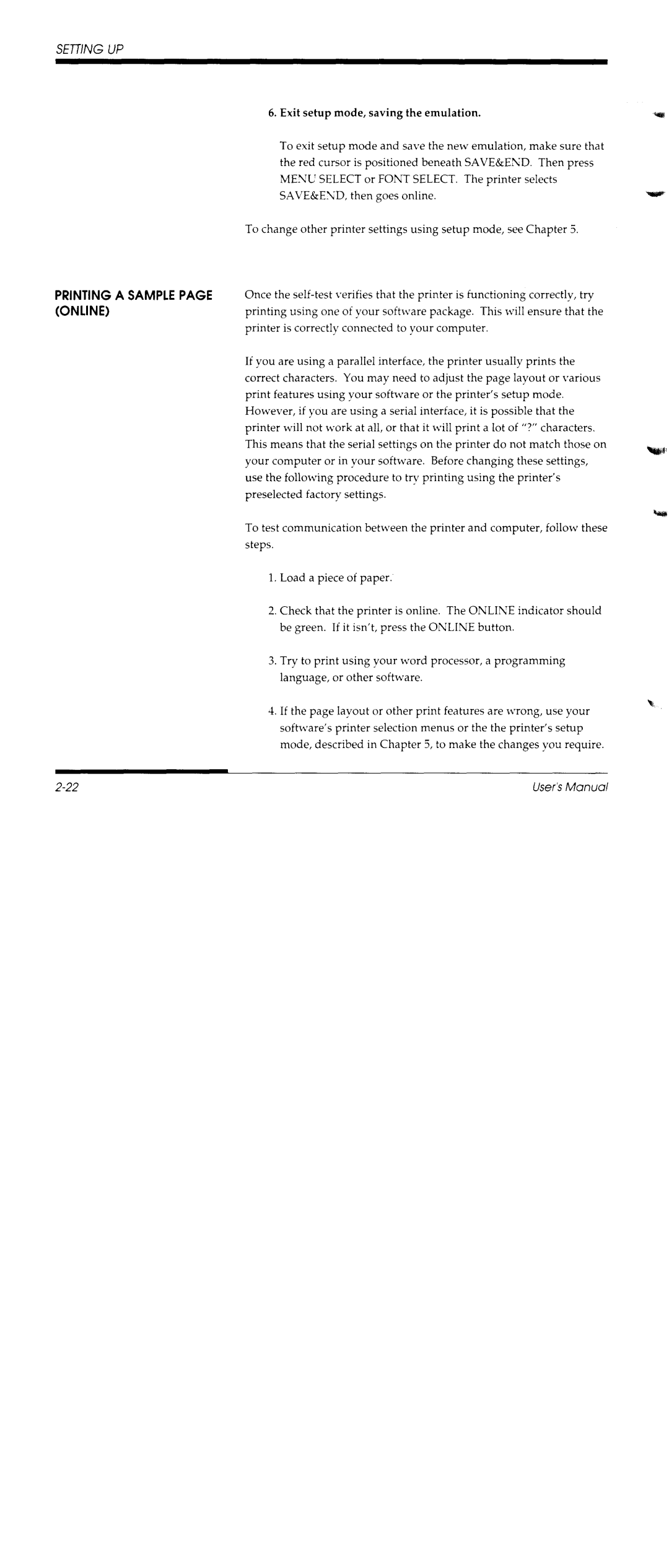 Fujitsu DL1150/1250 manual 