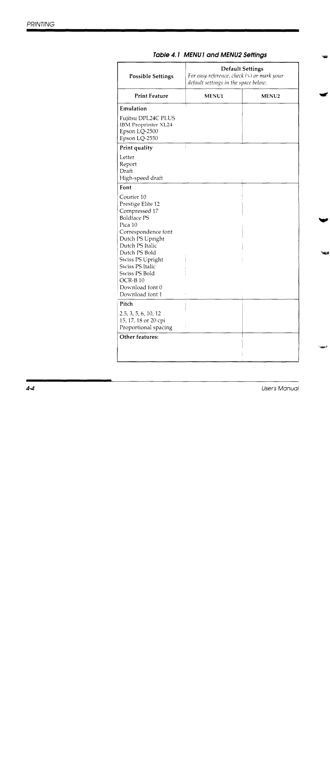 Fujitsu DL1150/1250 manual 