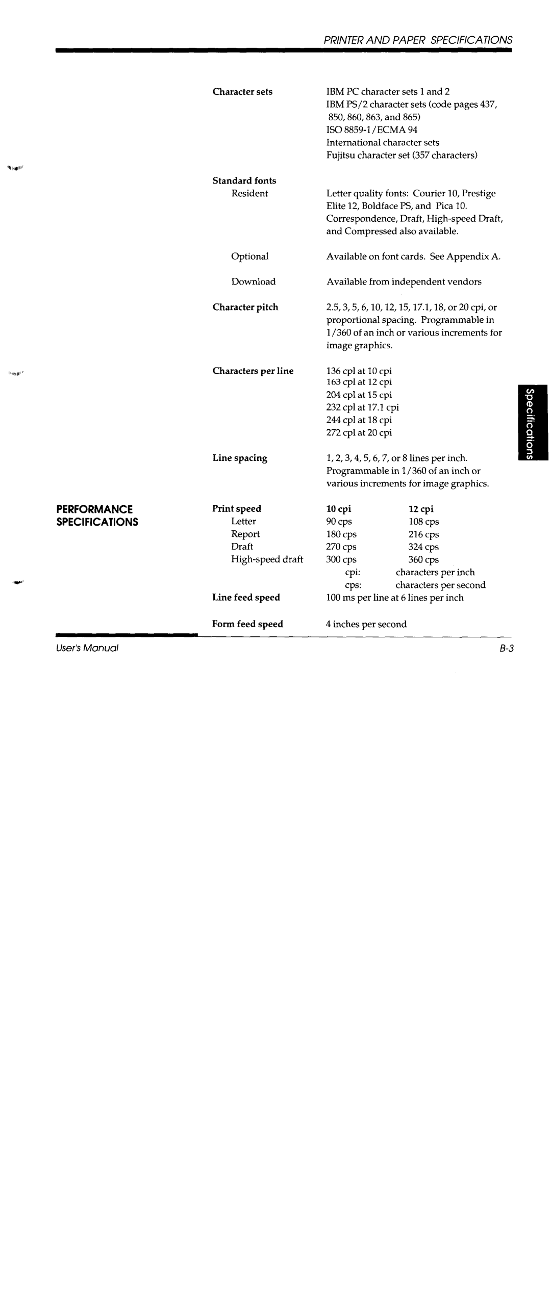 Fujitsu DL3600 manual 