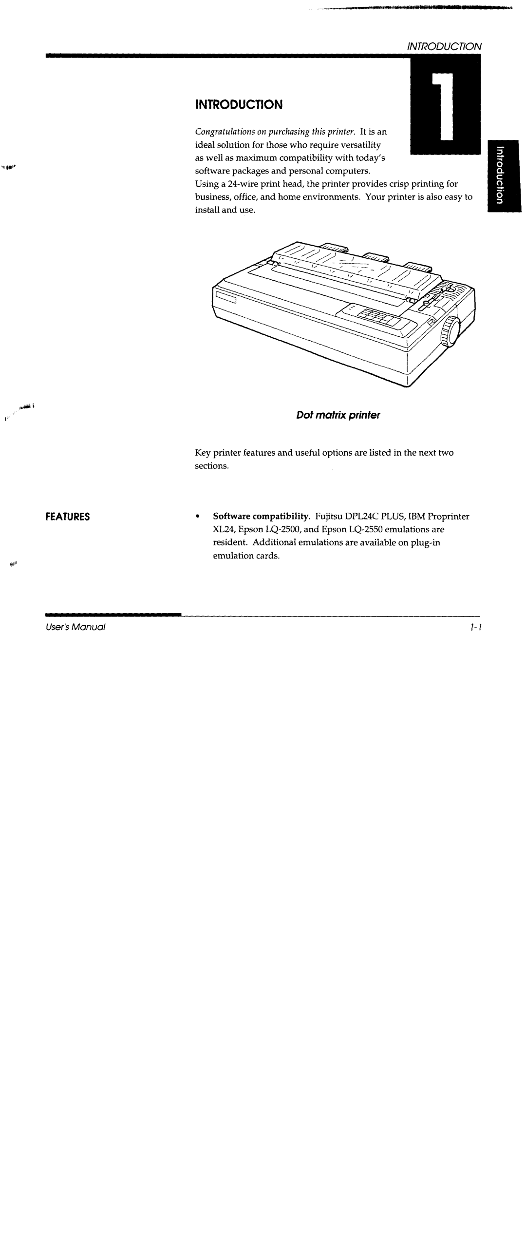 Fujitsu DL3600 manual 