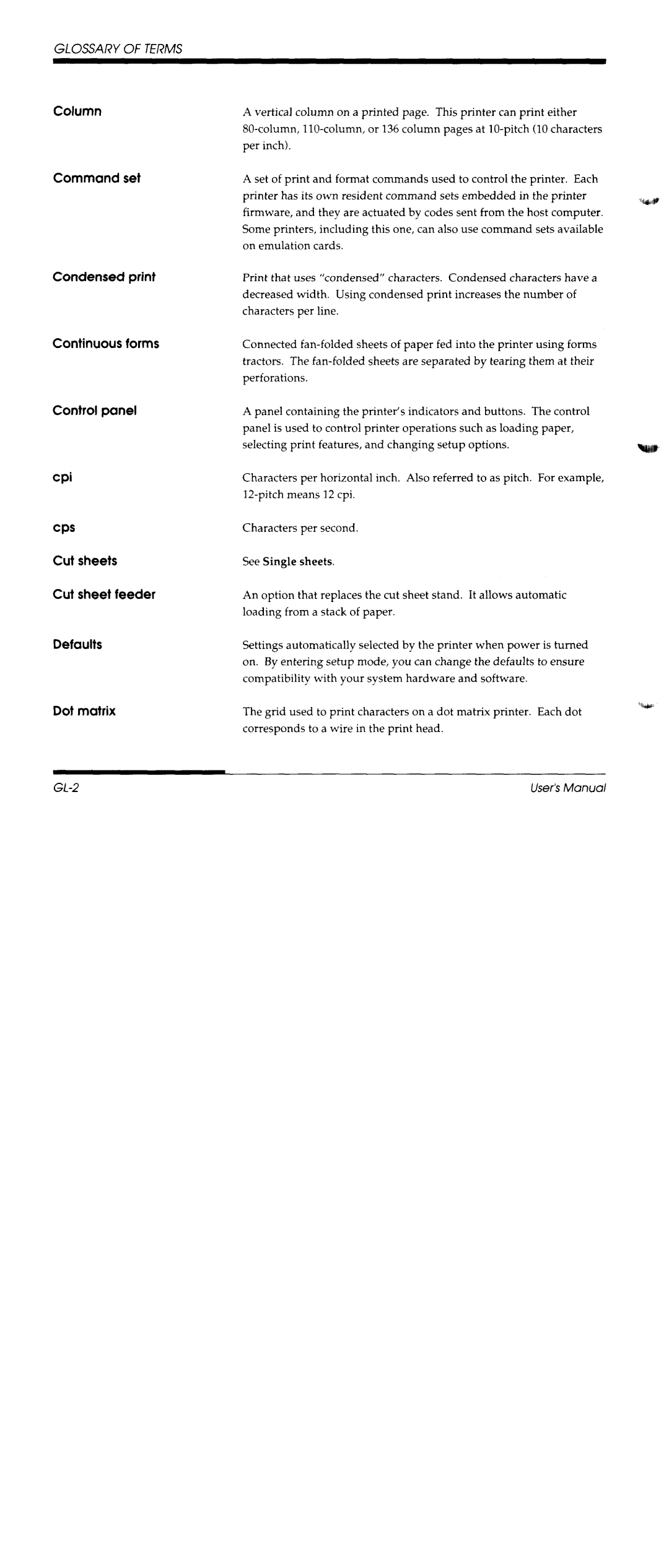 Fujitsu DL3600 manual 