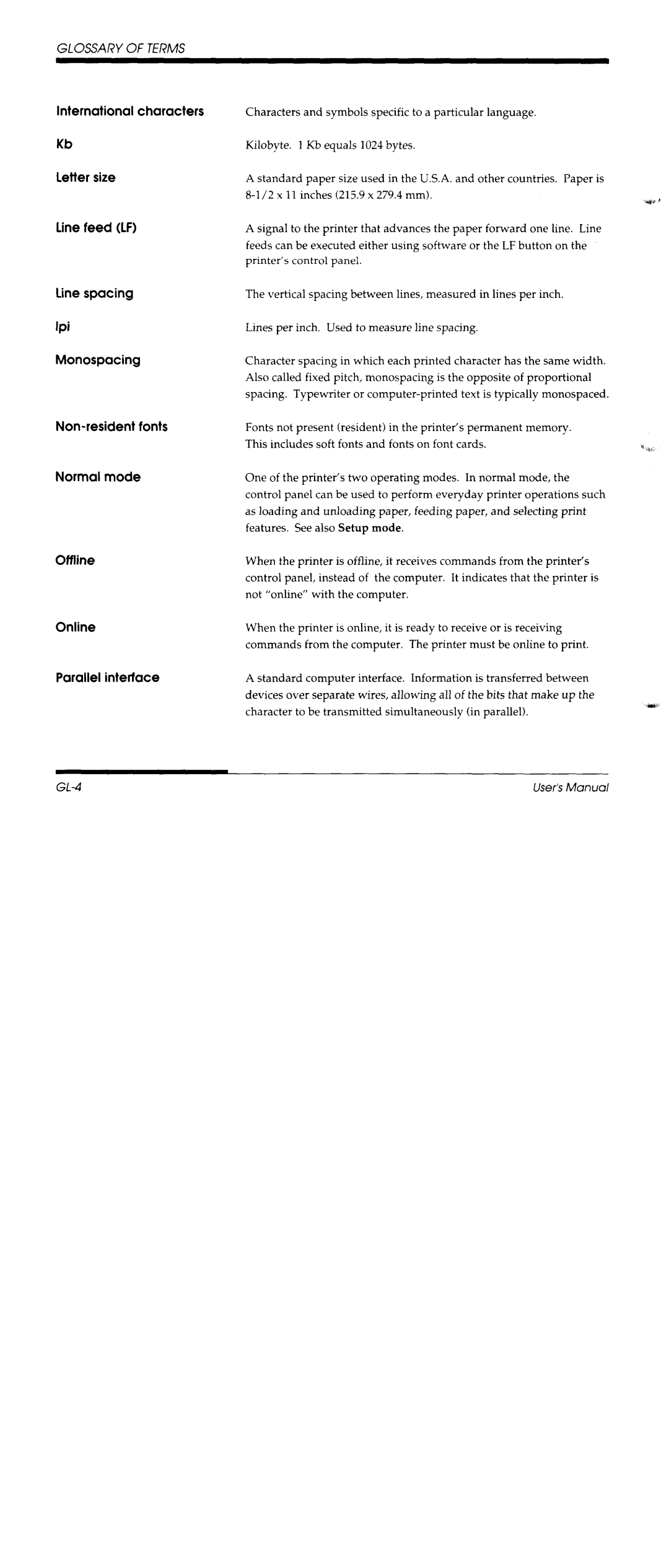 Fujitsu DL3600 manual 