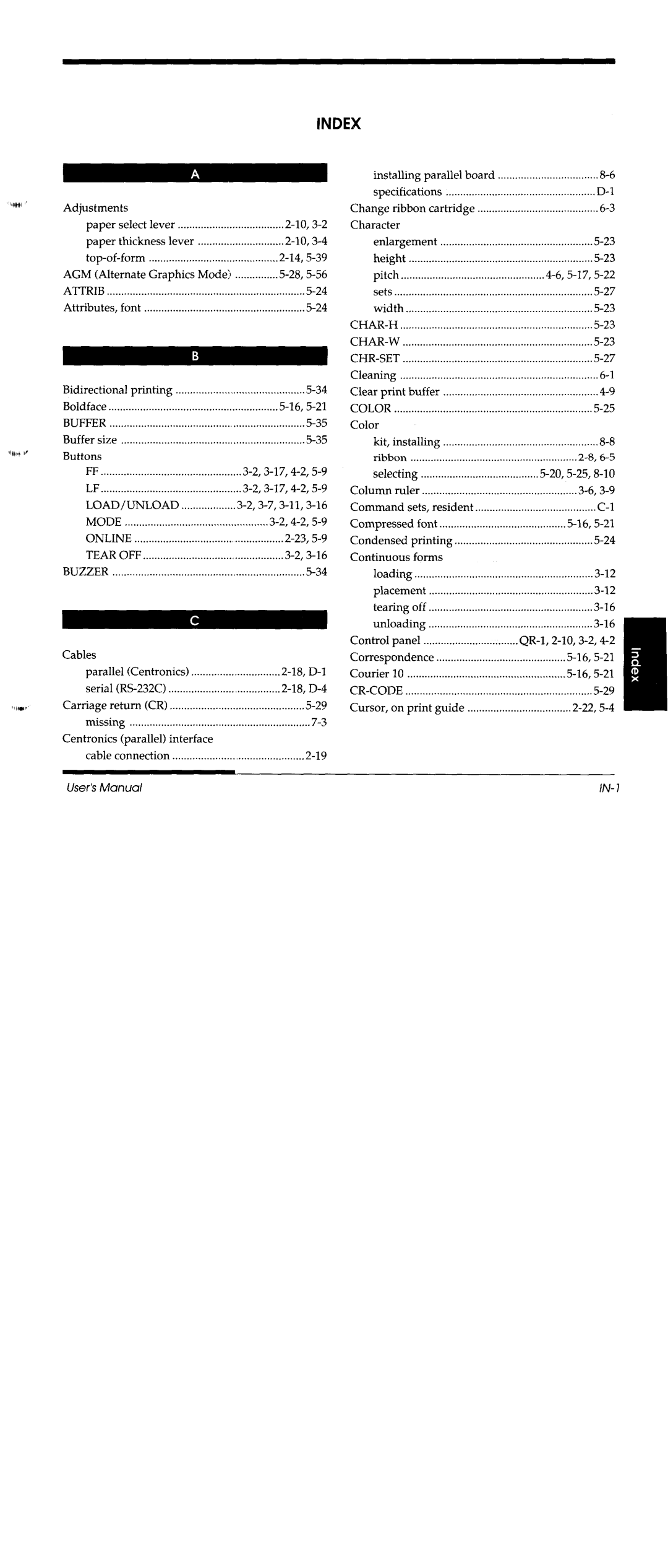 Fujitsu DL3600 manual 