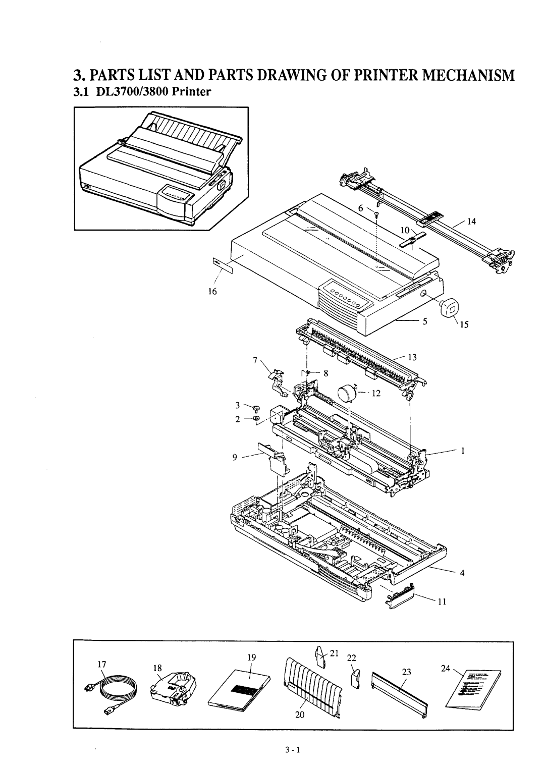 Fujitsu DL3700 manual 