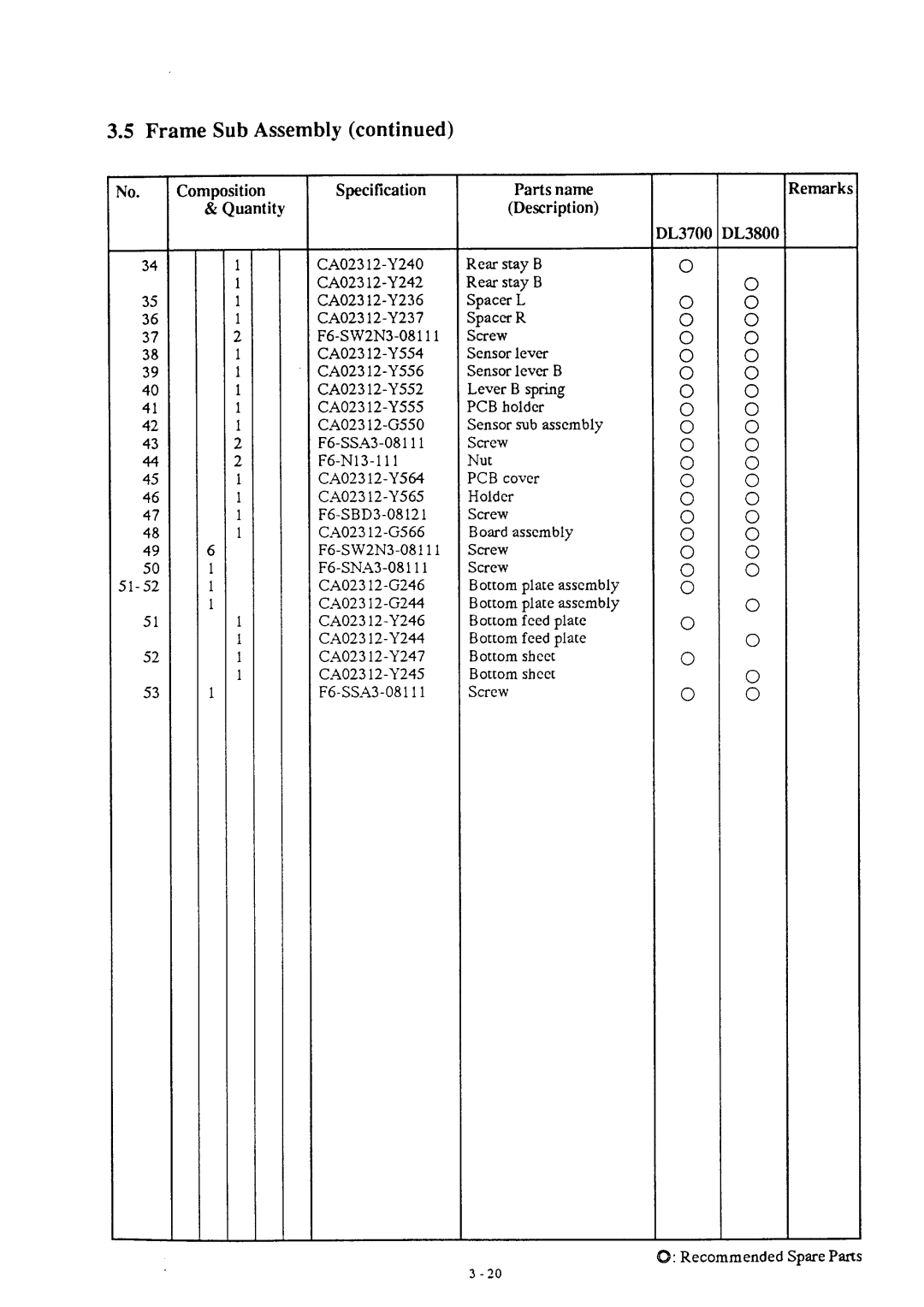 Fujitsu DL3700 manual 