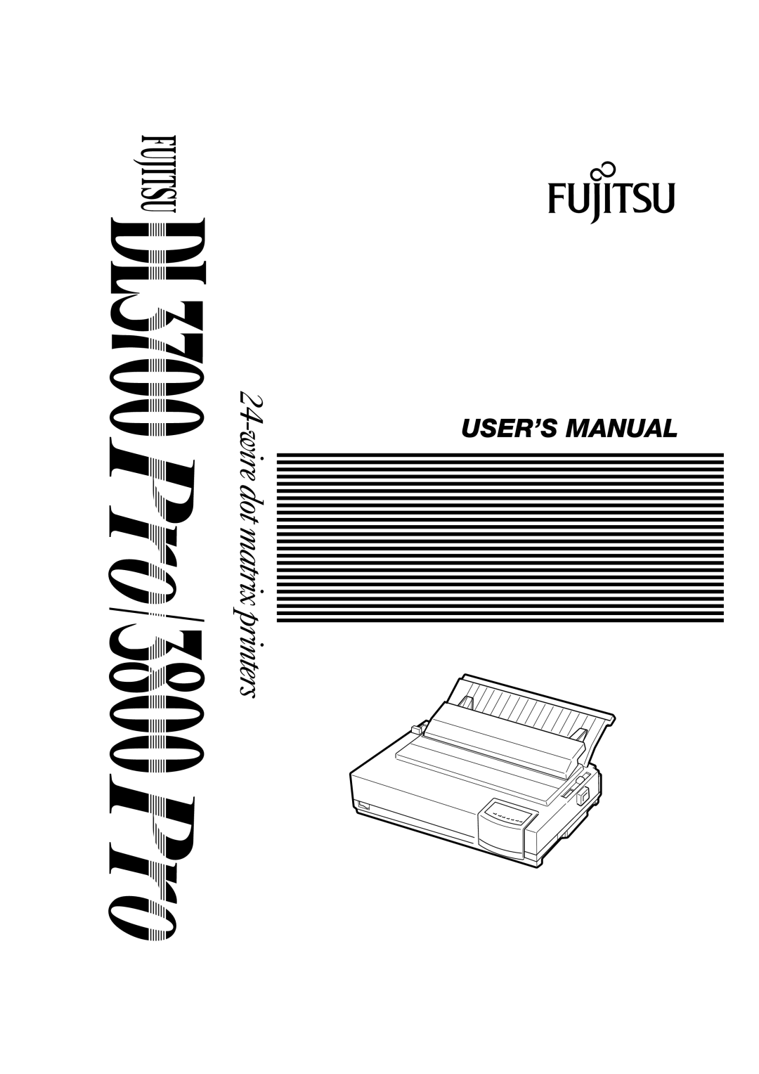 Fujitsu DL3800 manual 