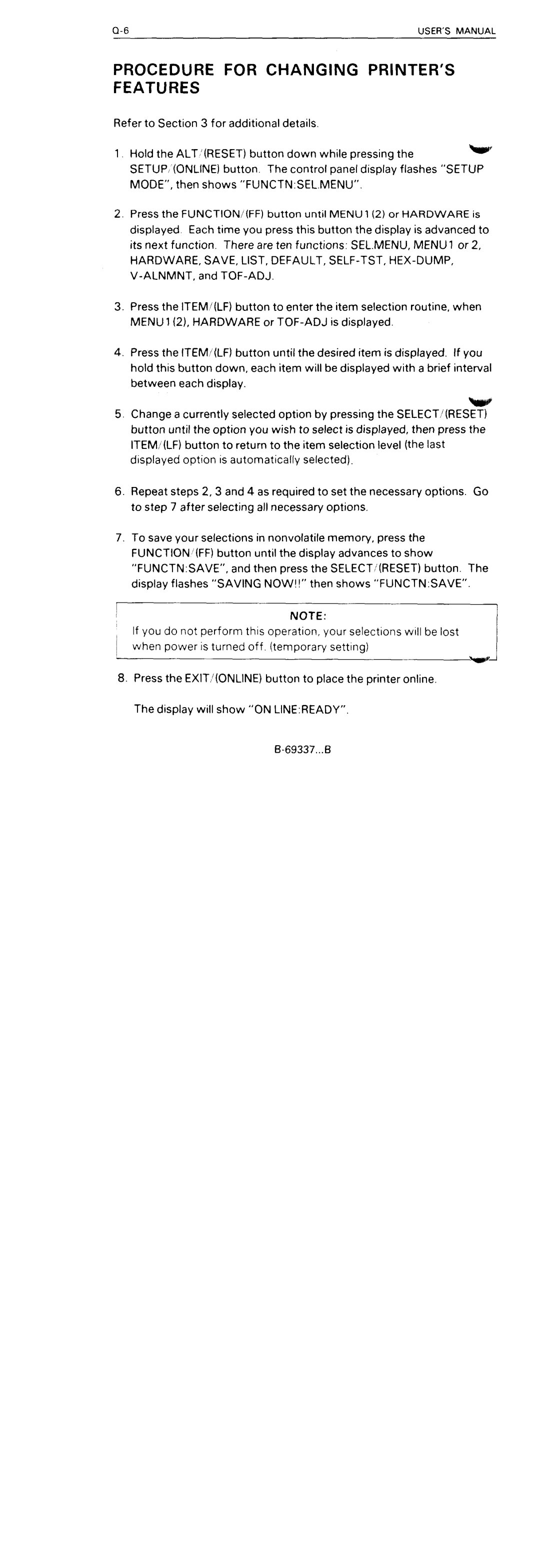 Fujitsu DL5600 manual 