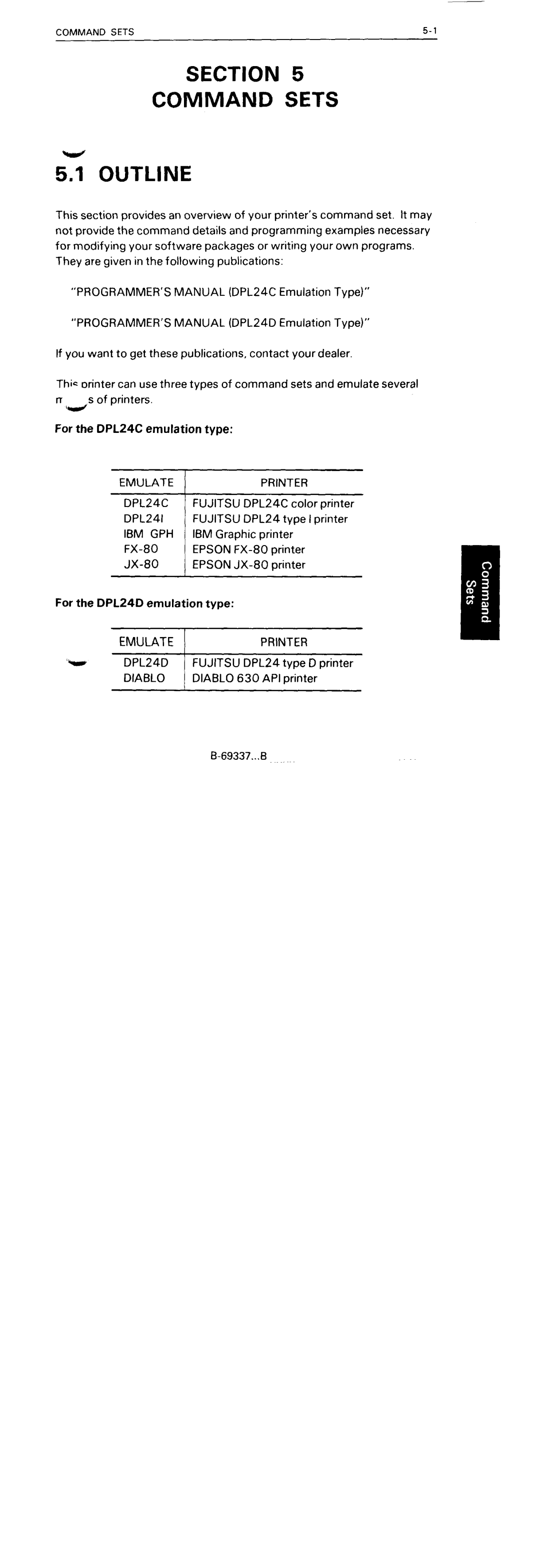 Fujitsu DL5600 manual 