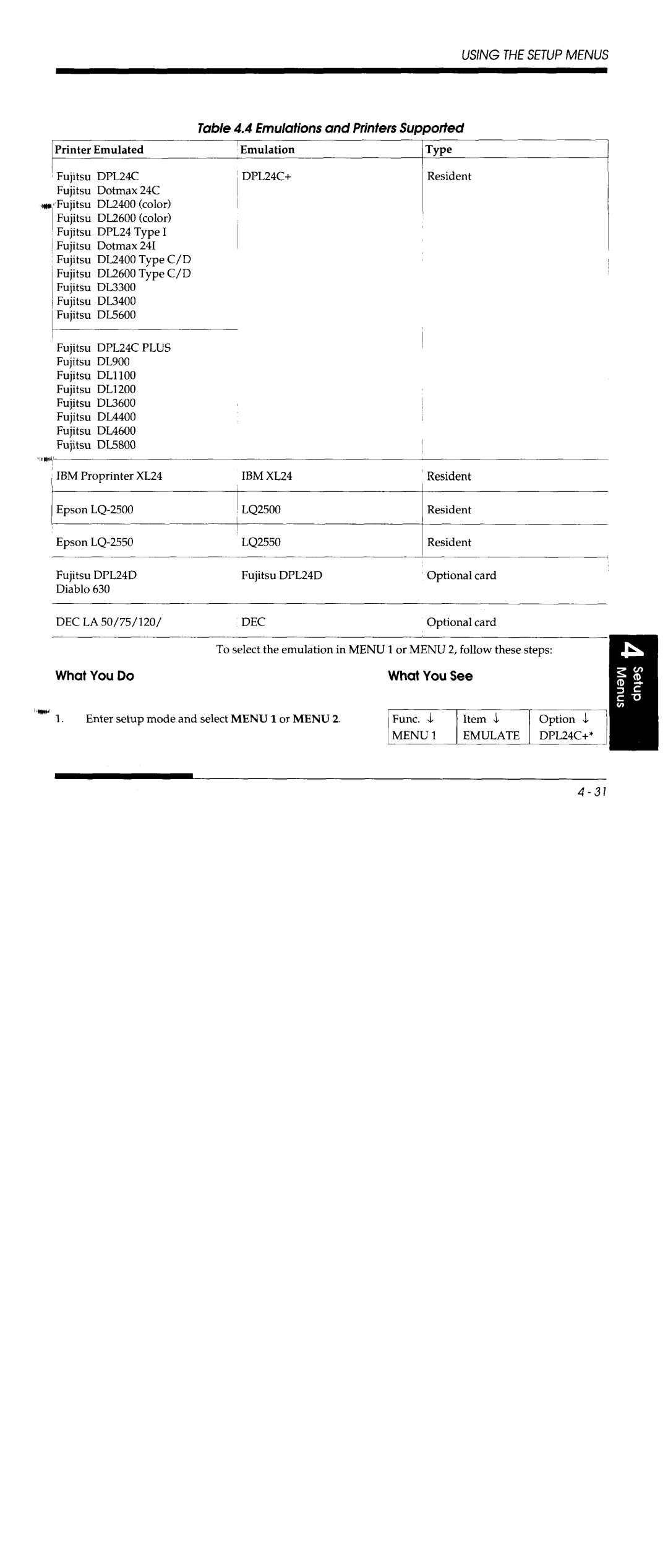 Fujitsu DL5800 manual 