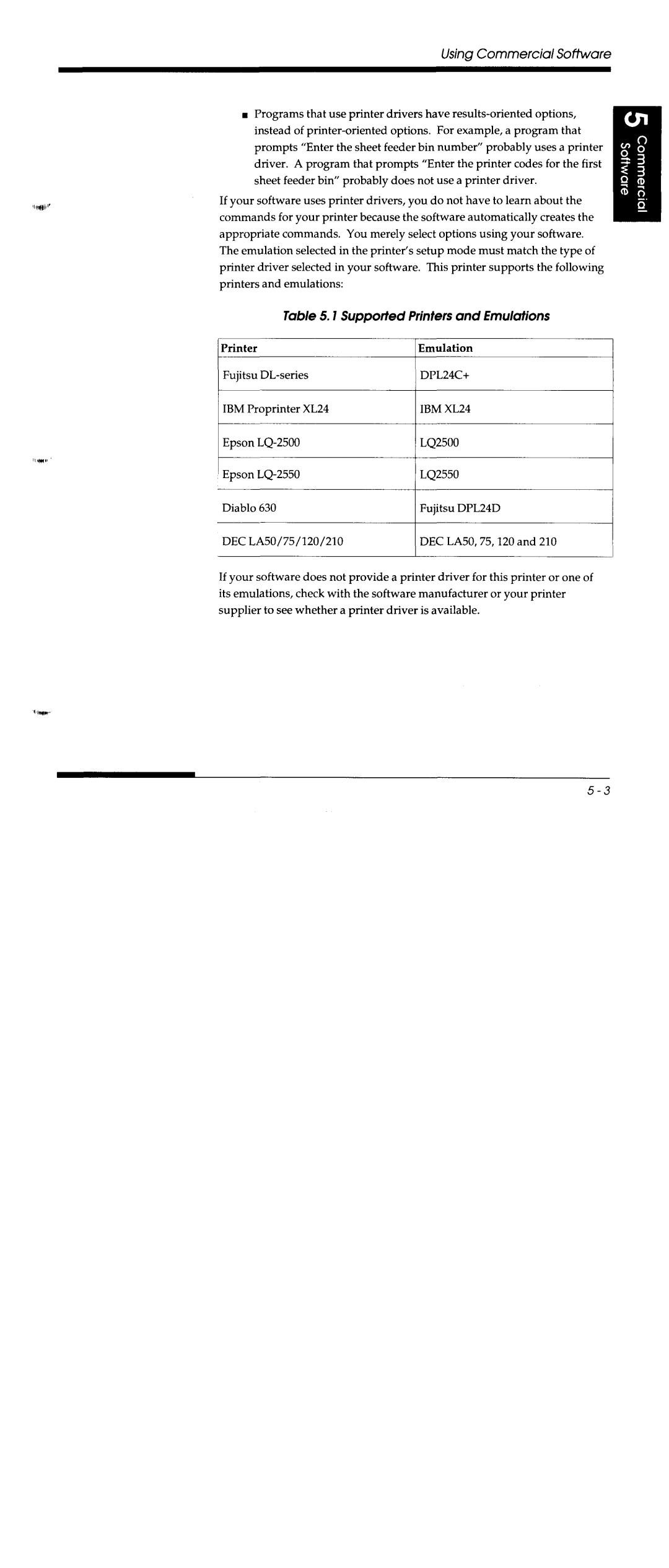 Fujitsu DL5800 manual 