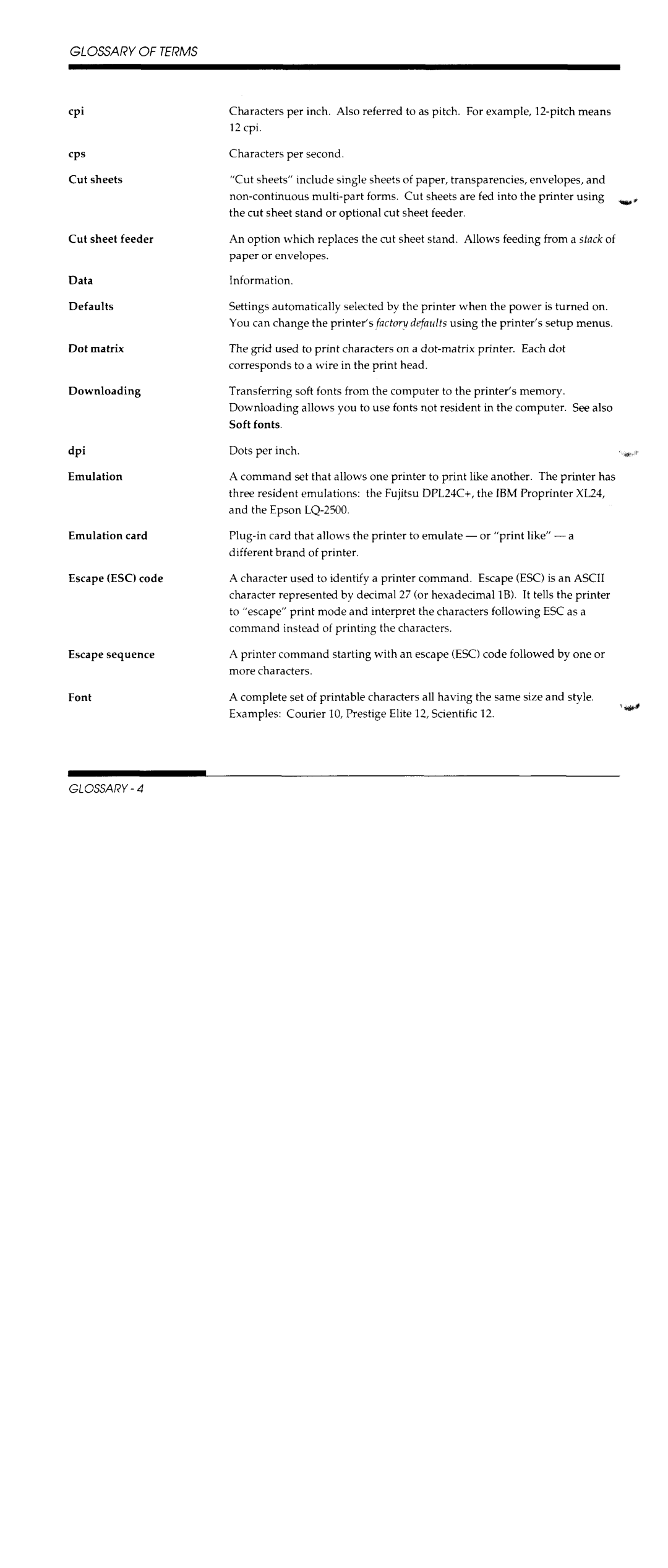 Fujitsu DL5800 manual 