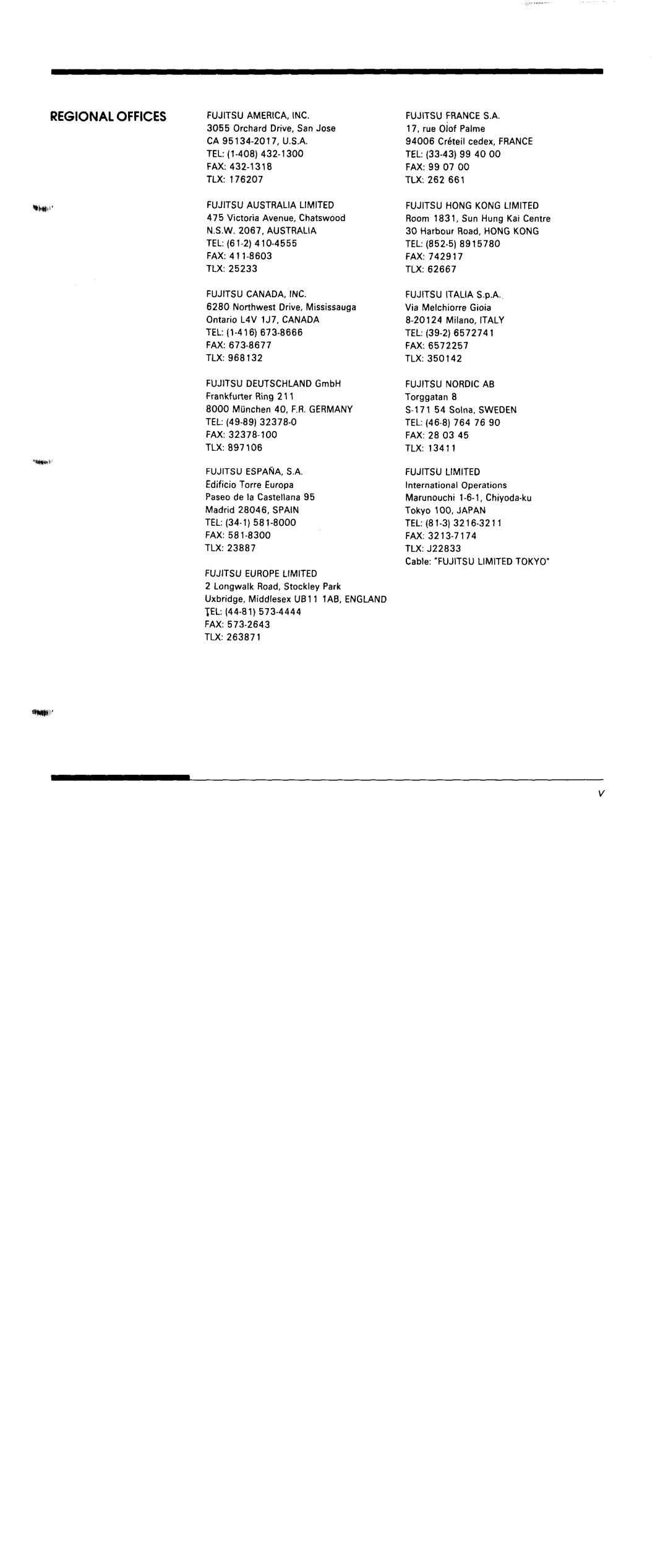 Fujitsu DL5800 manual 