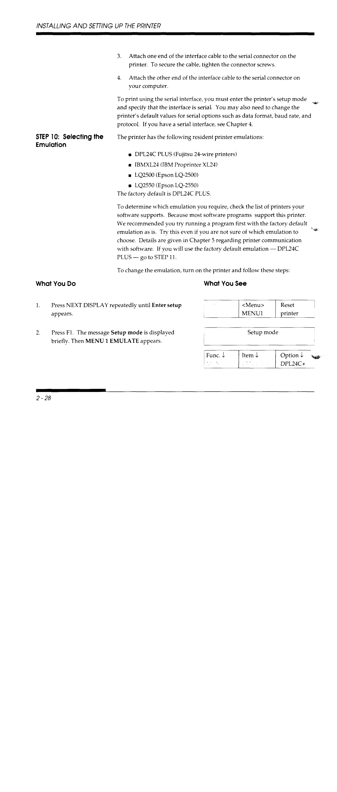 Fujitsu DL5800 manual 