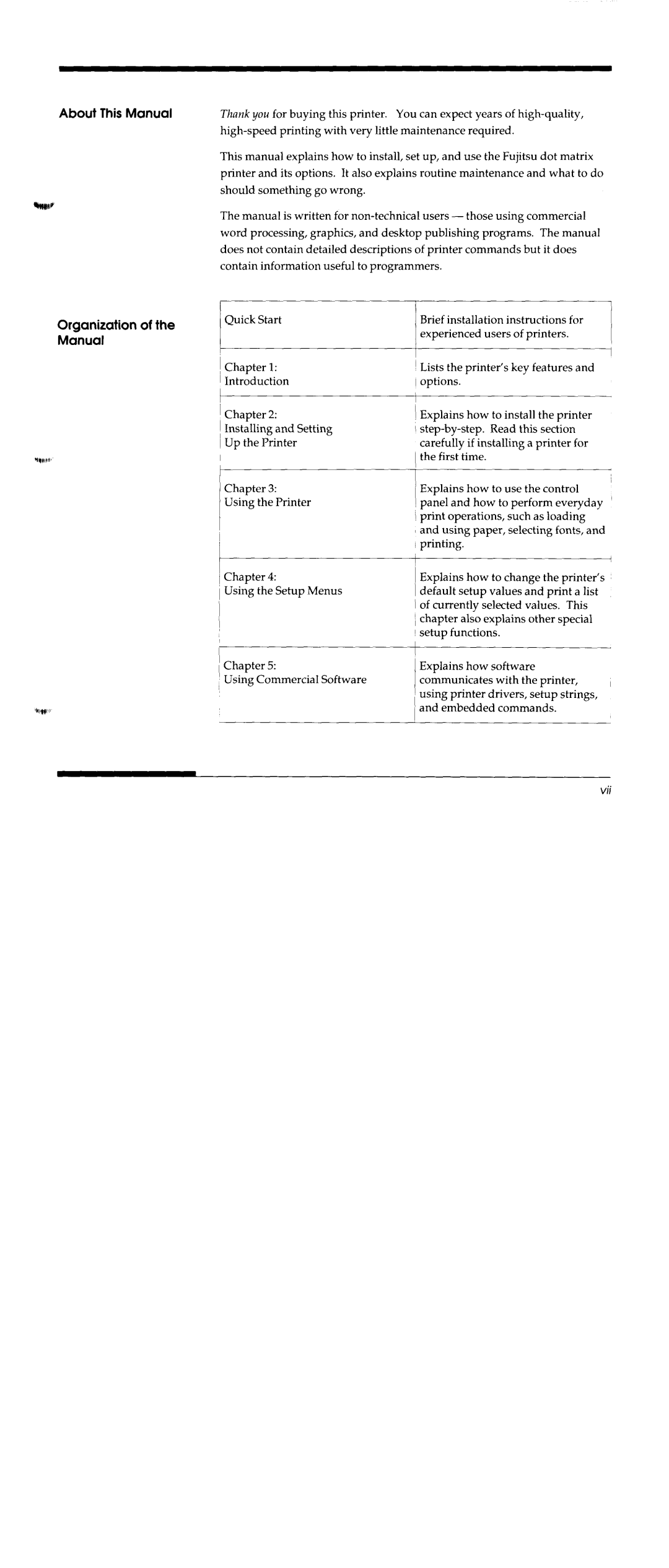 Fujitsu DL5800 manual 