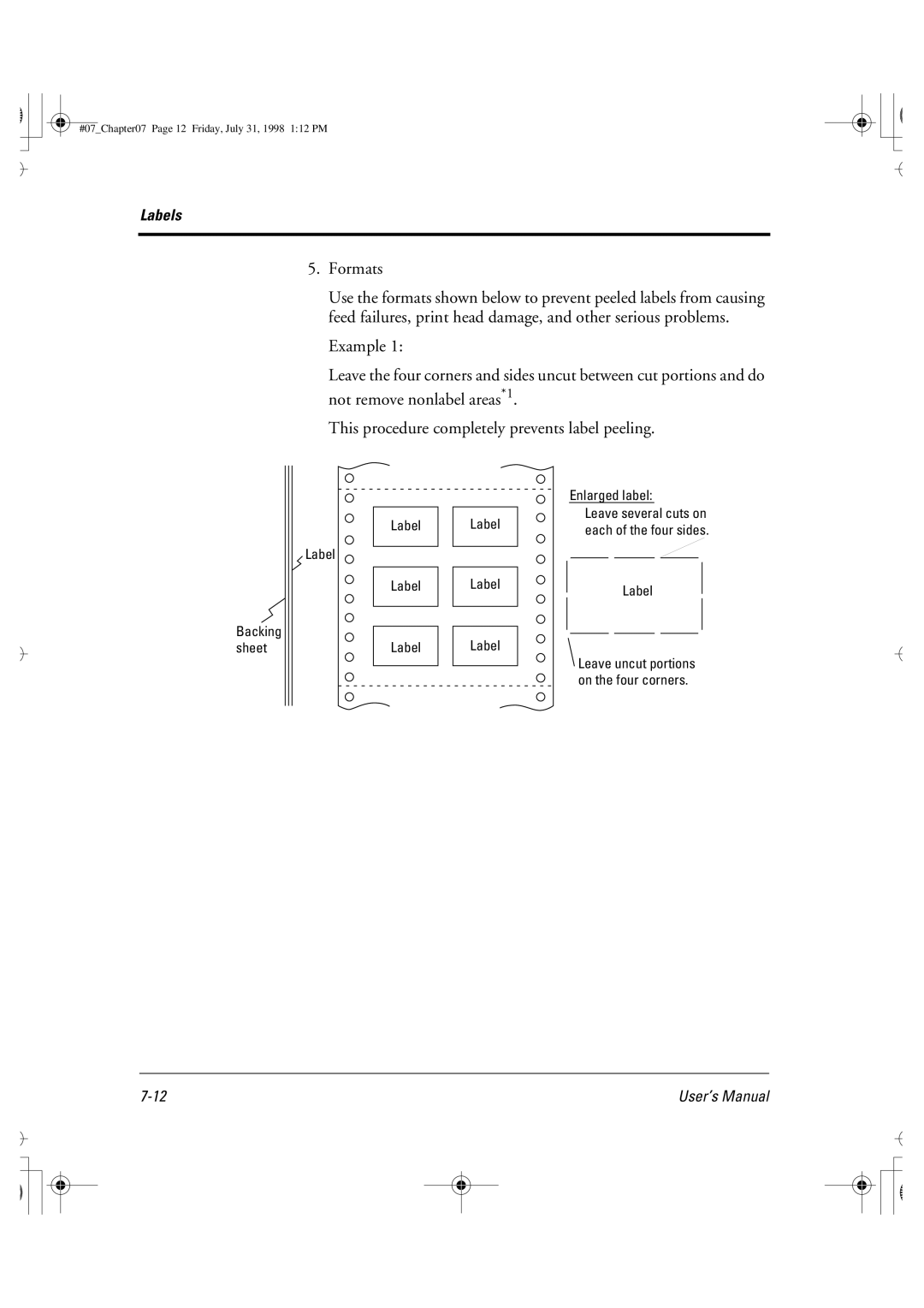 Fujitsu DL6400 manual Formats 