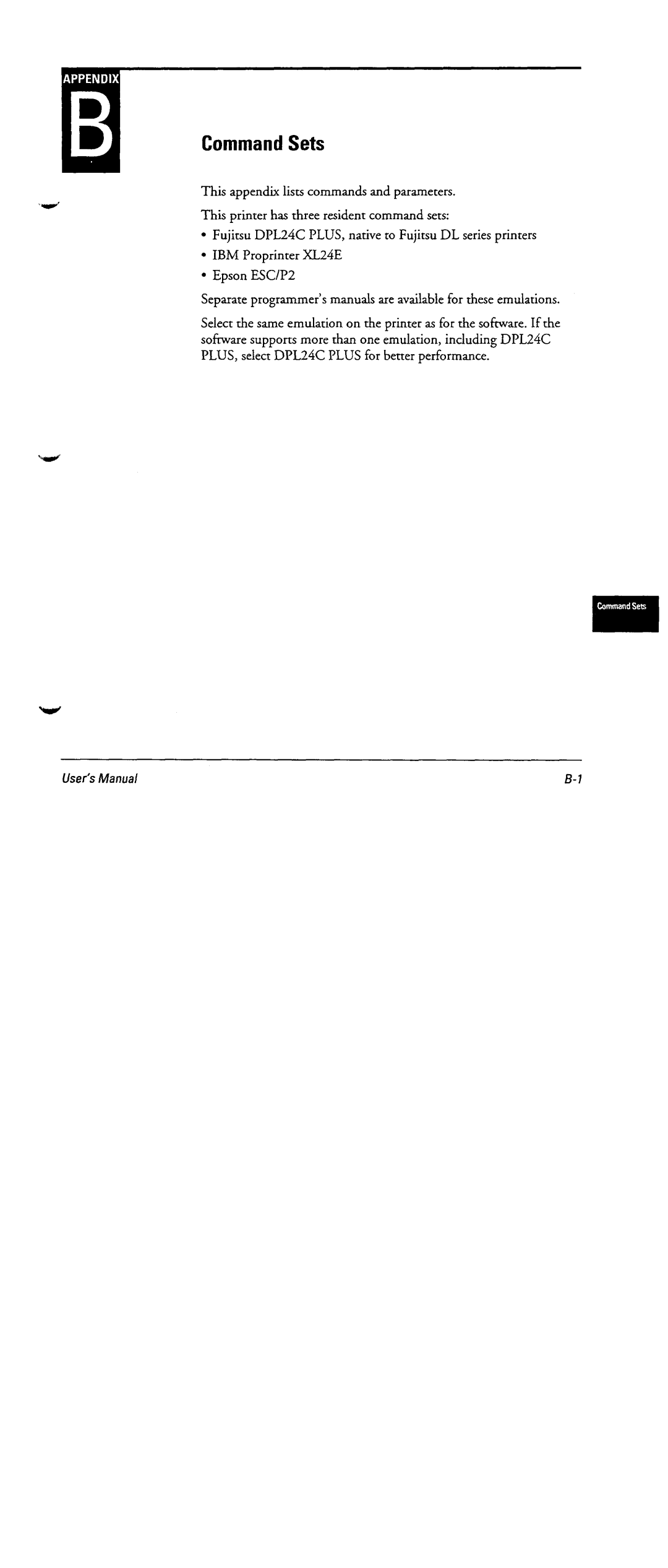 Fujitsu DL6600 manual 