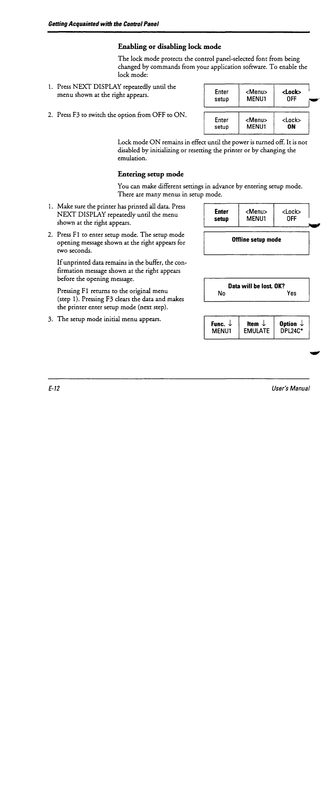 Fujitsu DL6600 manual 