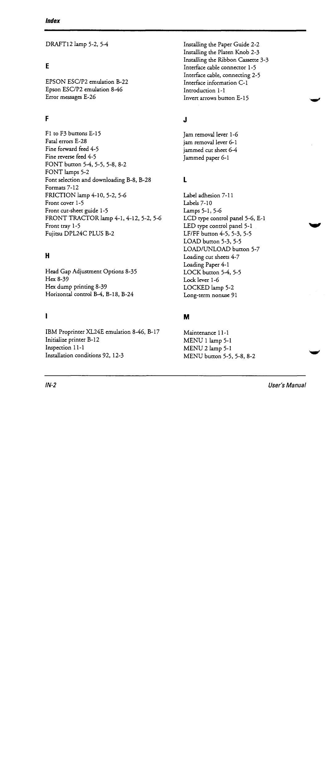 Fujitsu DL6600 manual 