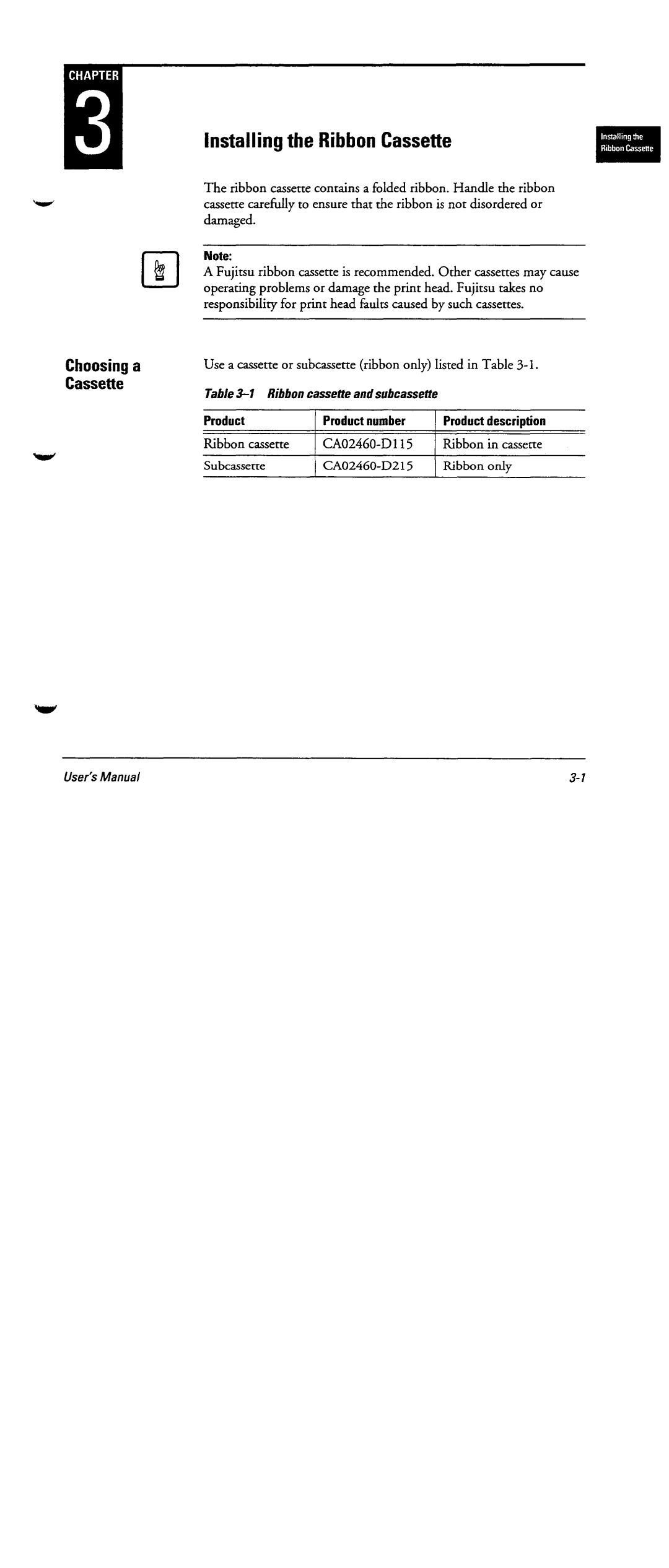 Fujitsu DL6600 manual 