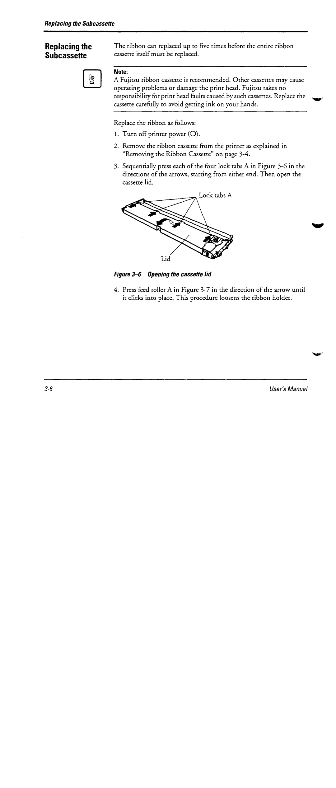 Fujitsu DL6600 manual 